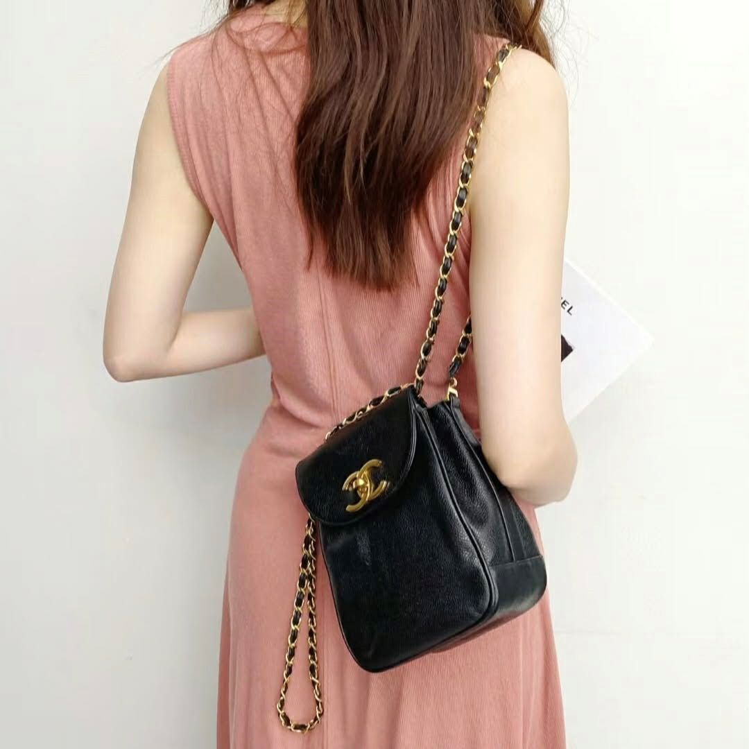 Chanel  VIP贈品 中古款2way 手袋+背包