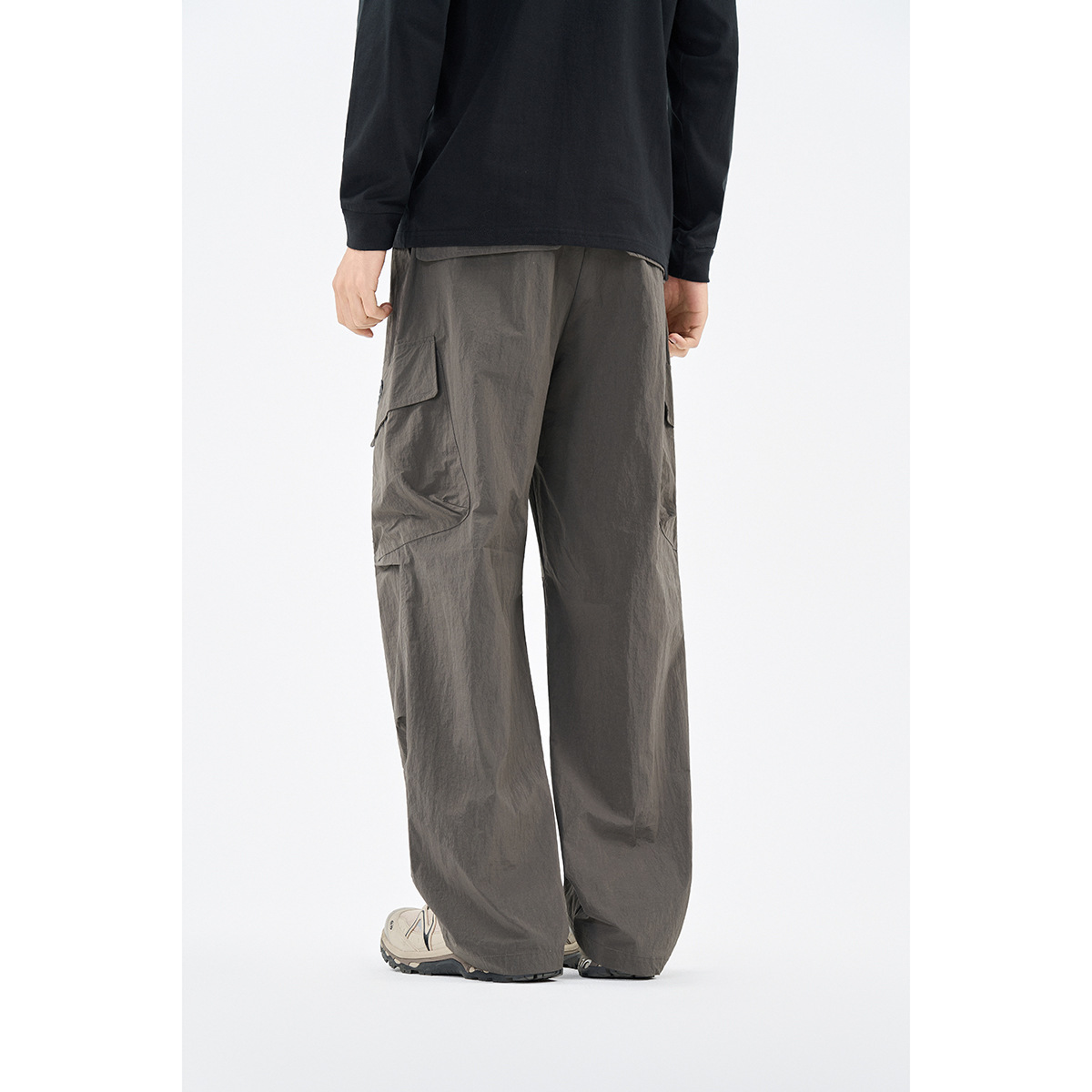 12M08 凹豆風機能打摺工裝褲 兩色