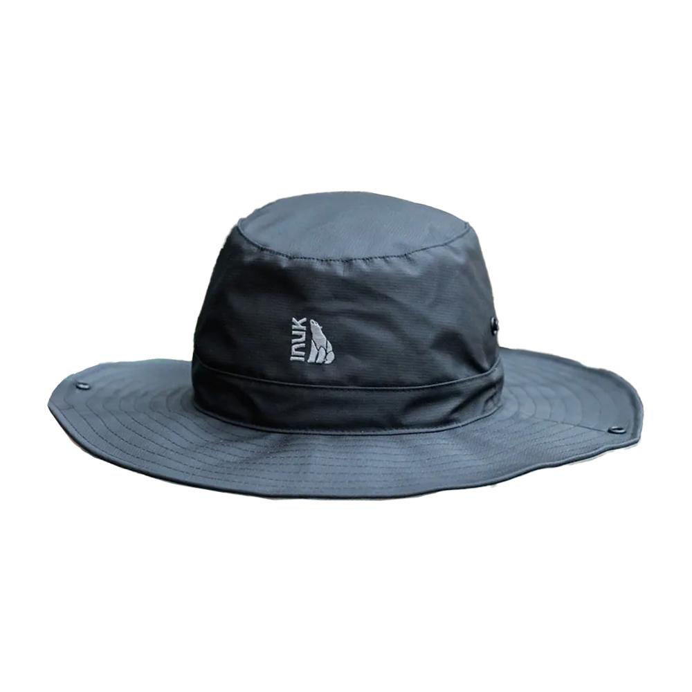 INUK 防水跳色大圓盤帽｜北極黑