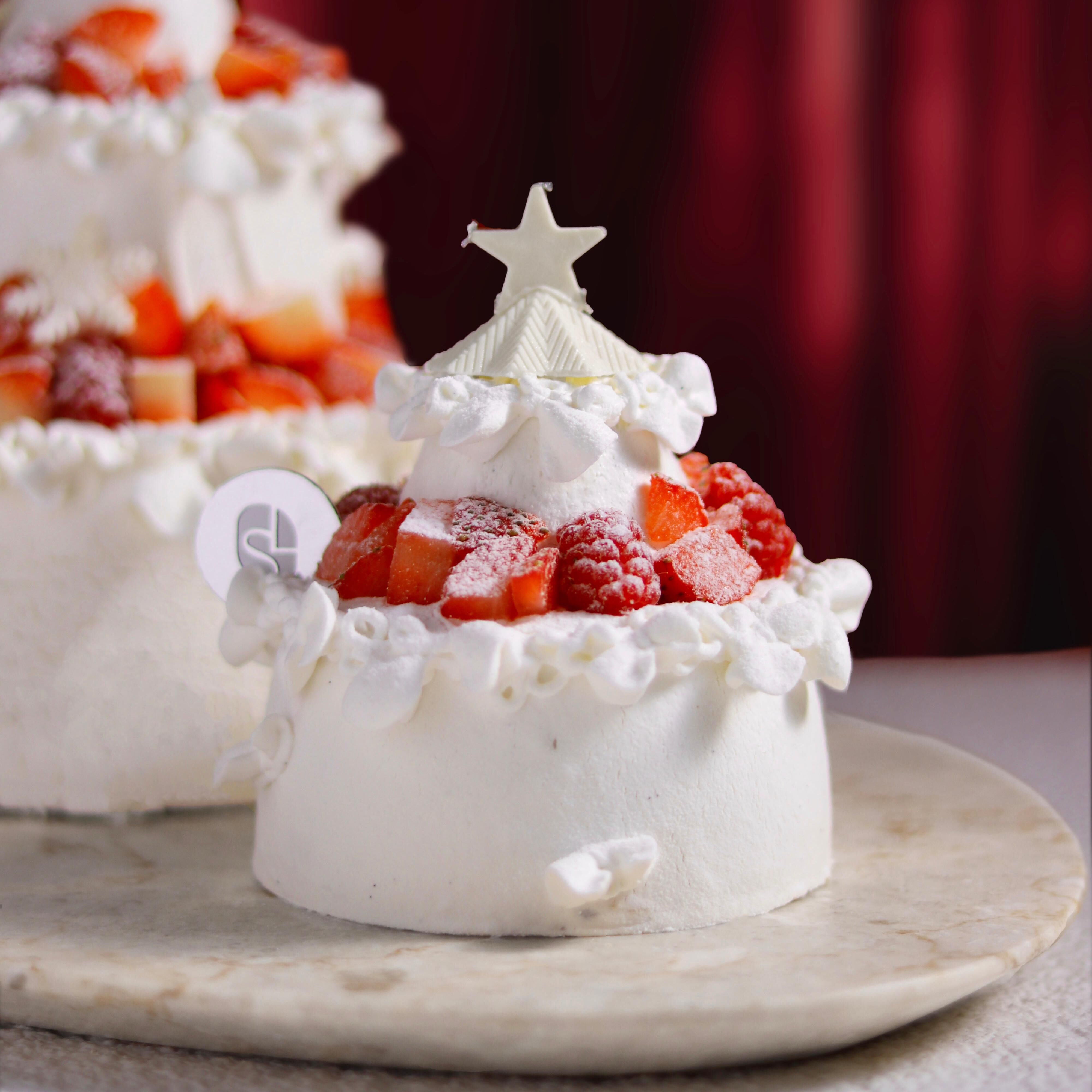 士多啤梨芝士聖誕樹