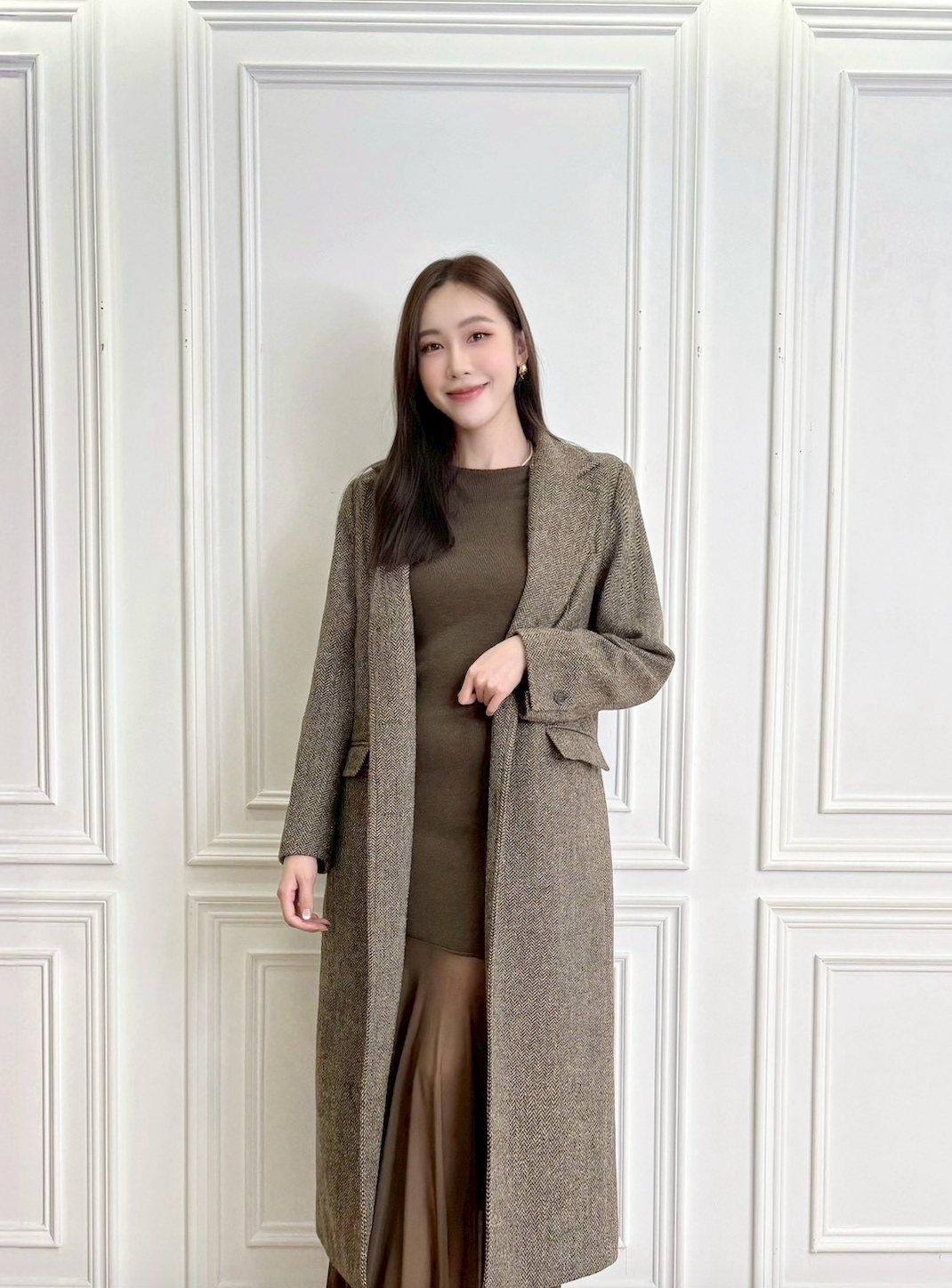 氣勢女主!羊毛大衣(羊毛50%)