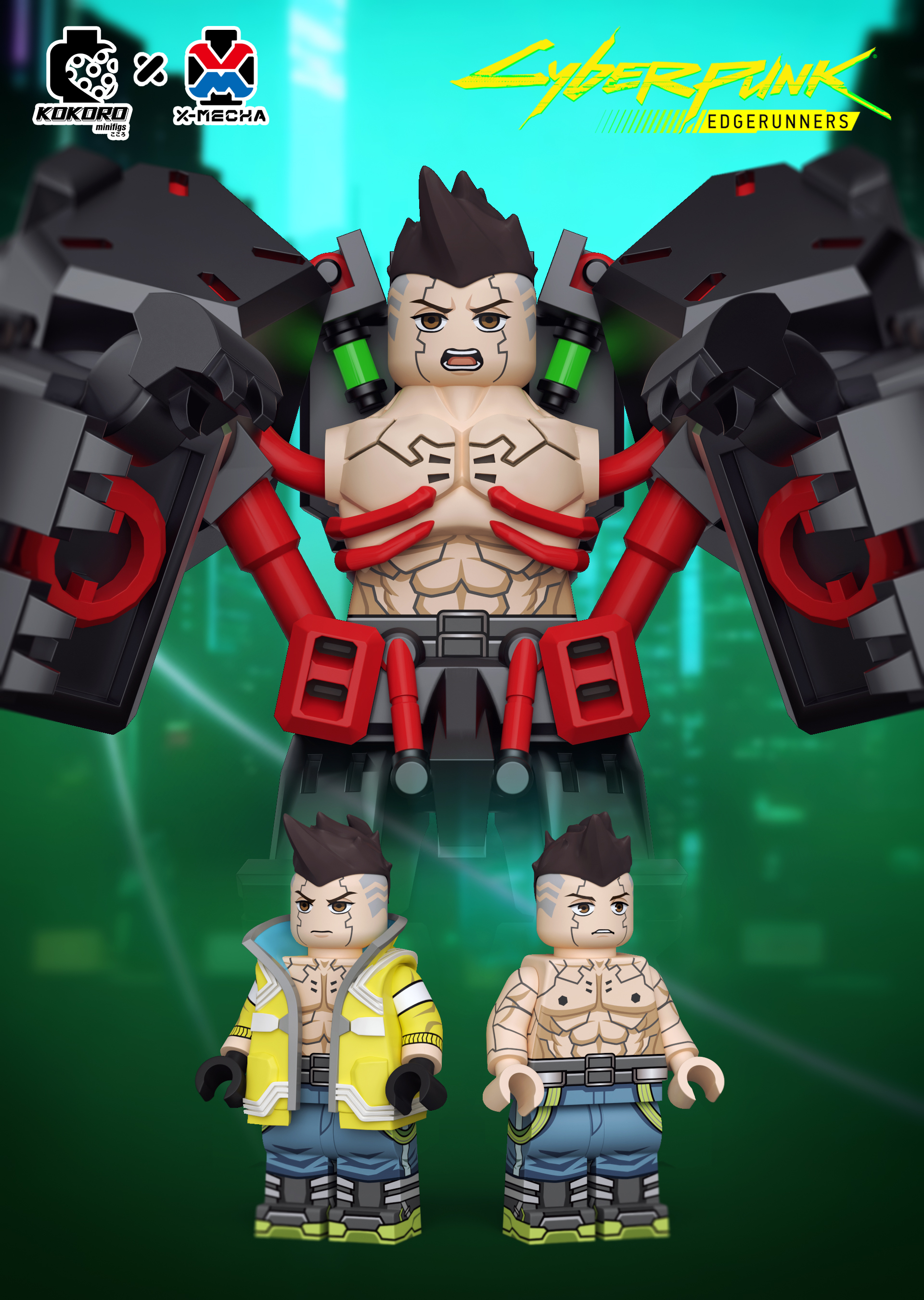 [X-Mecha][Preorder] Cyberpunk 2077 David [UVprinted]