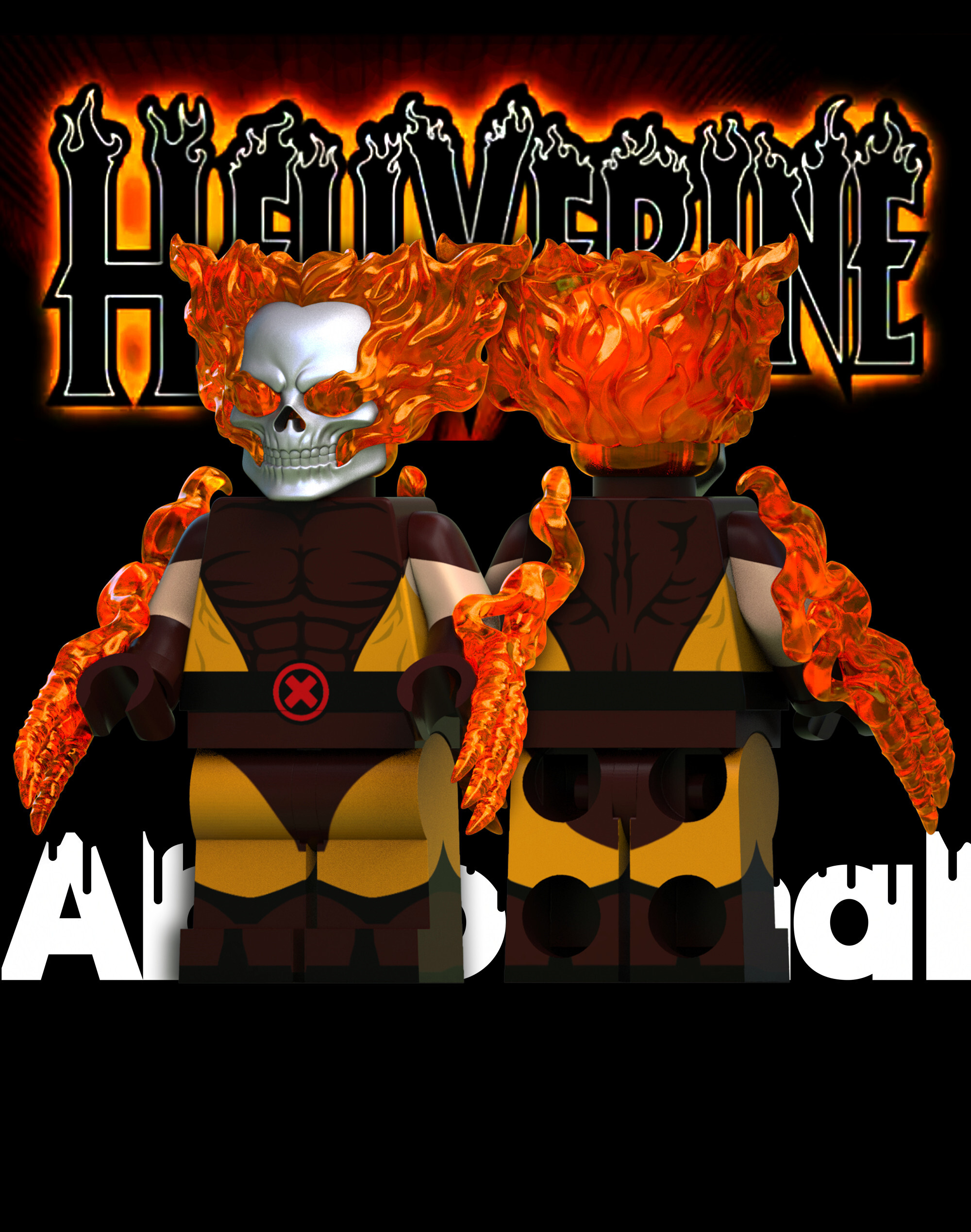 [Abnormal][Preorder] Ghost Rider Wolverine [PADprinted]