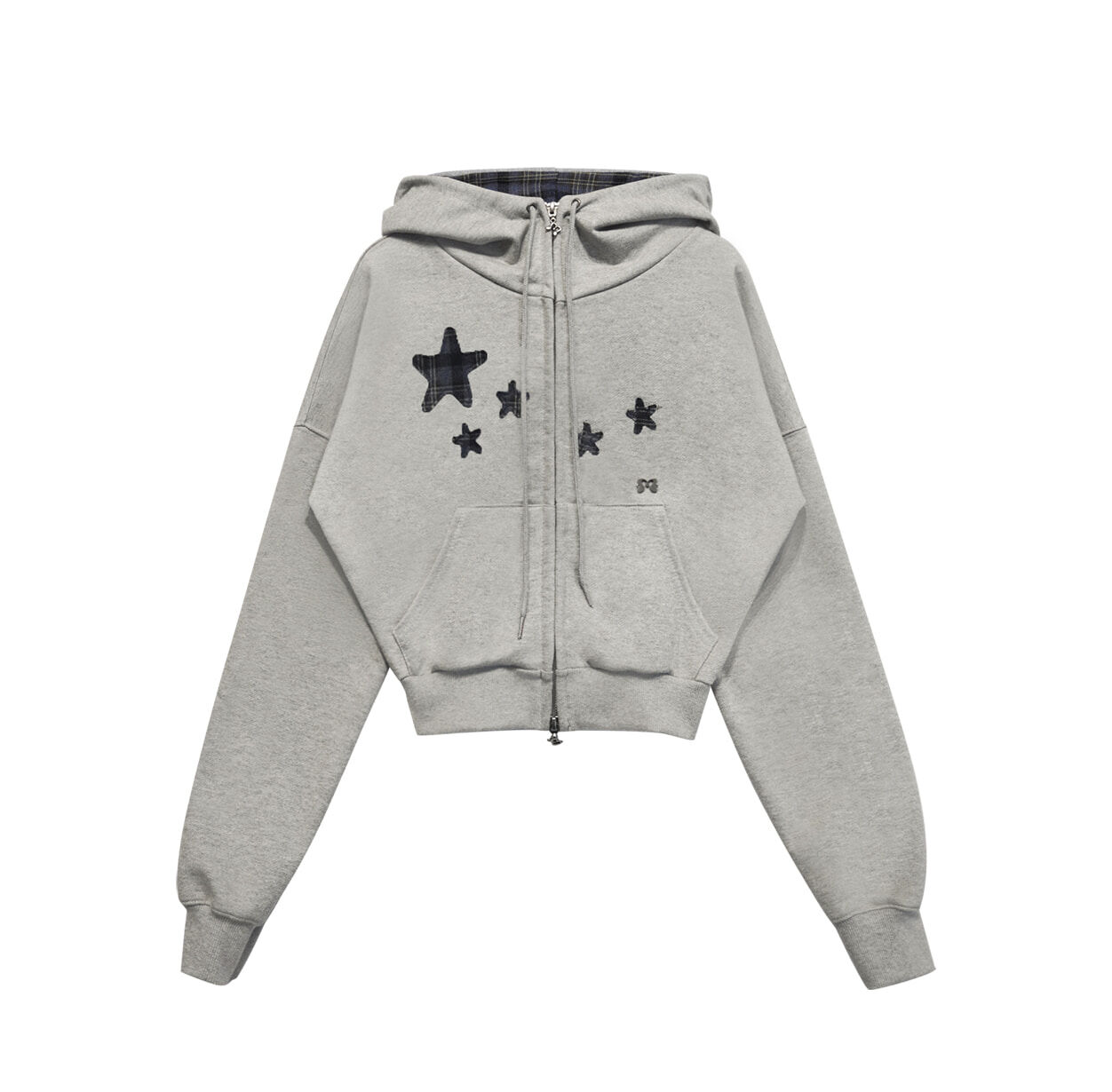 [MIRECO] CONTRAST PATCH ZIP-UP