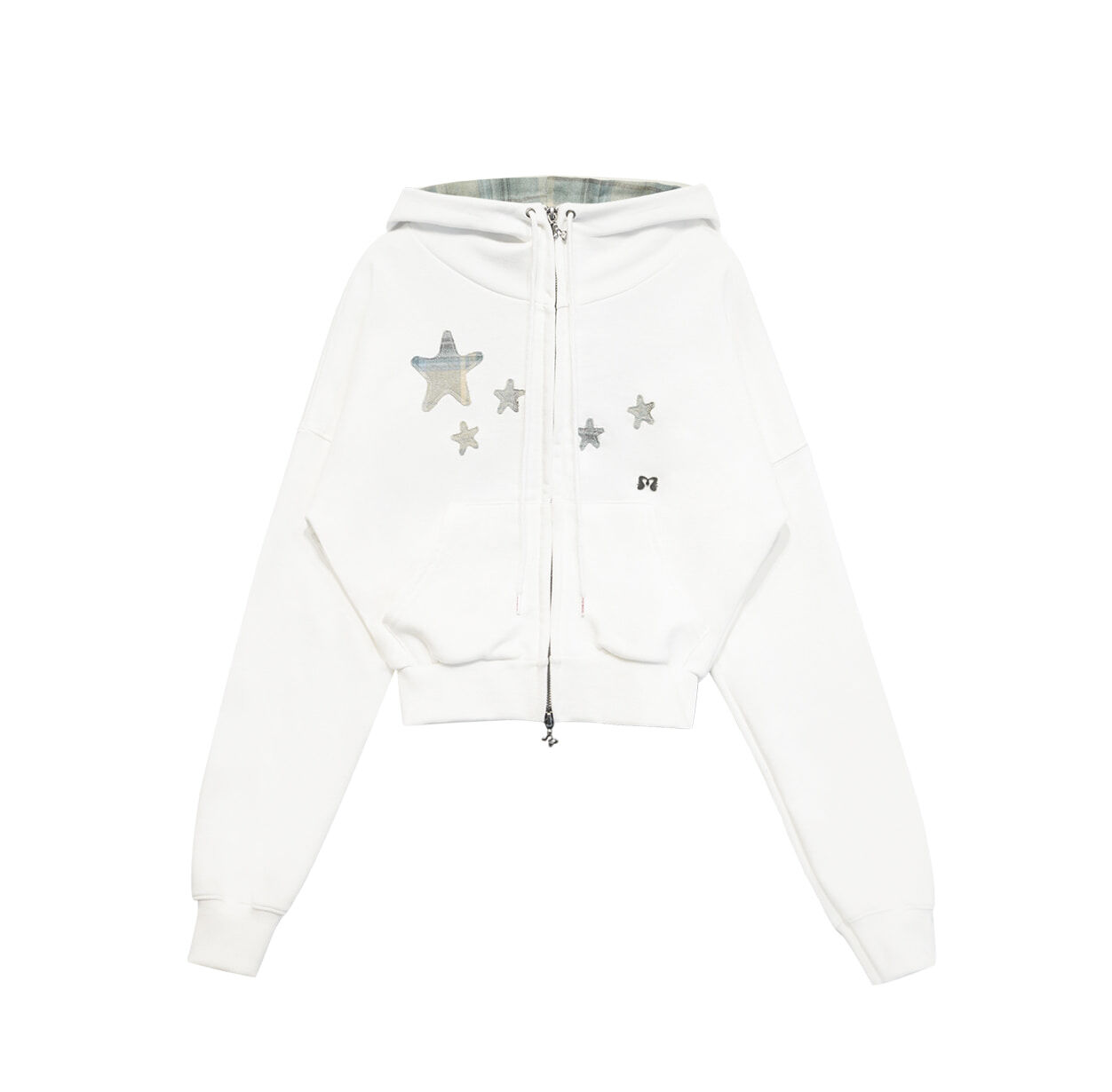 [MIRECO] CONTRAST PATCH ZIP-UP