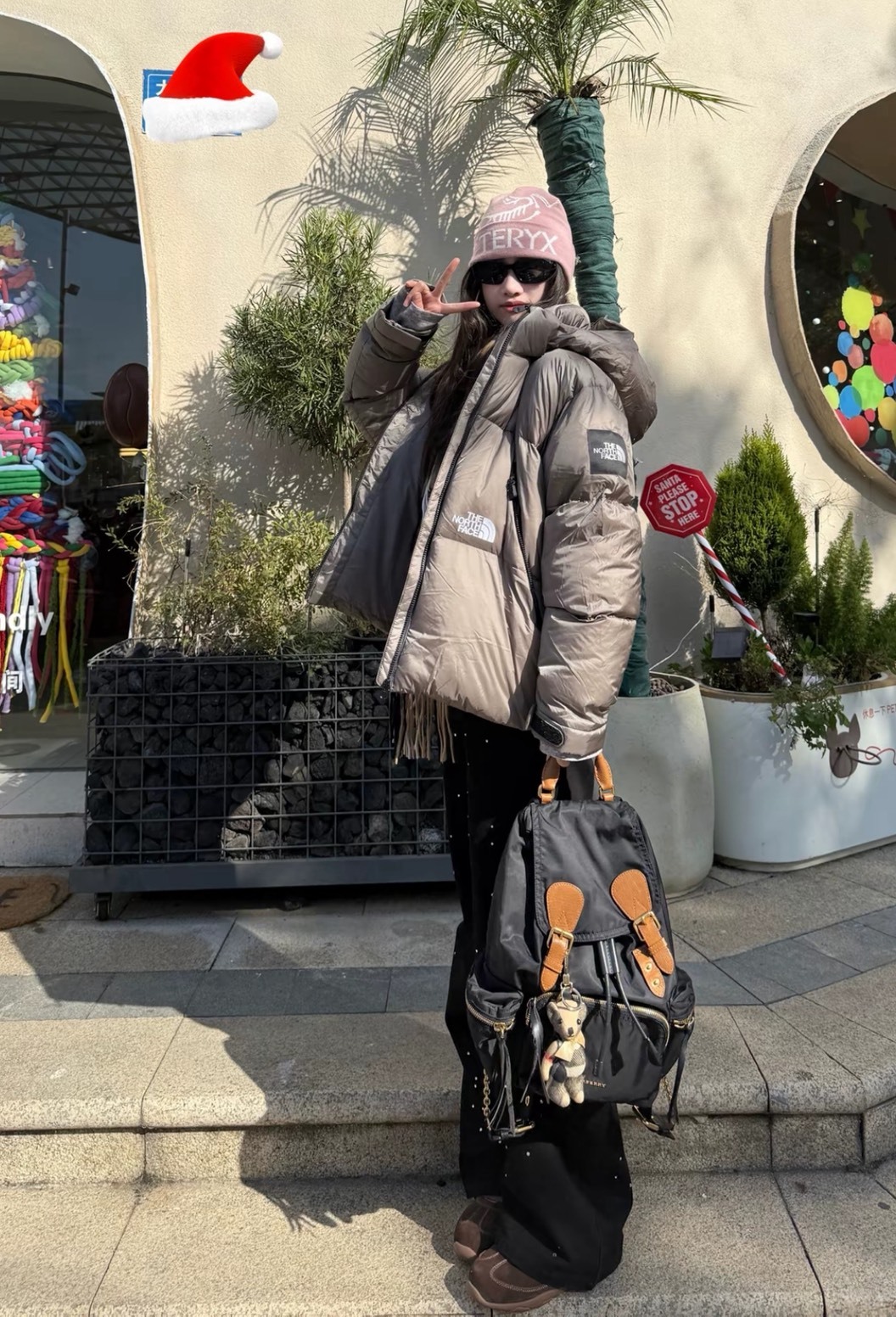 THE NORTH FACE 北面 White Label PROJECT 輕薄可拆帽 羽絨外套｜布朗尼棕｜男女同款｜可收納