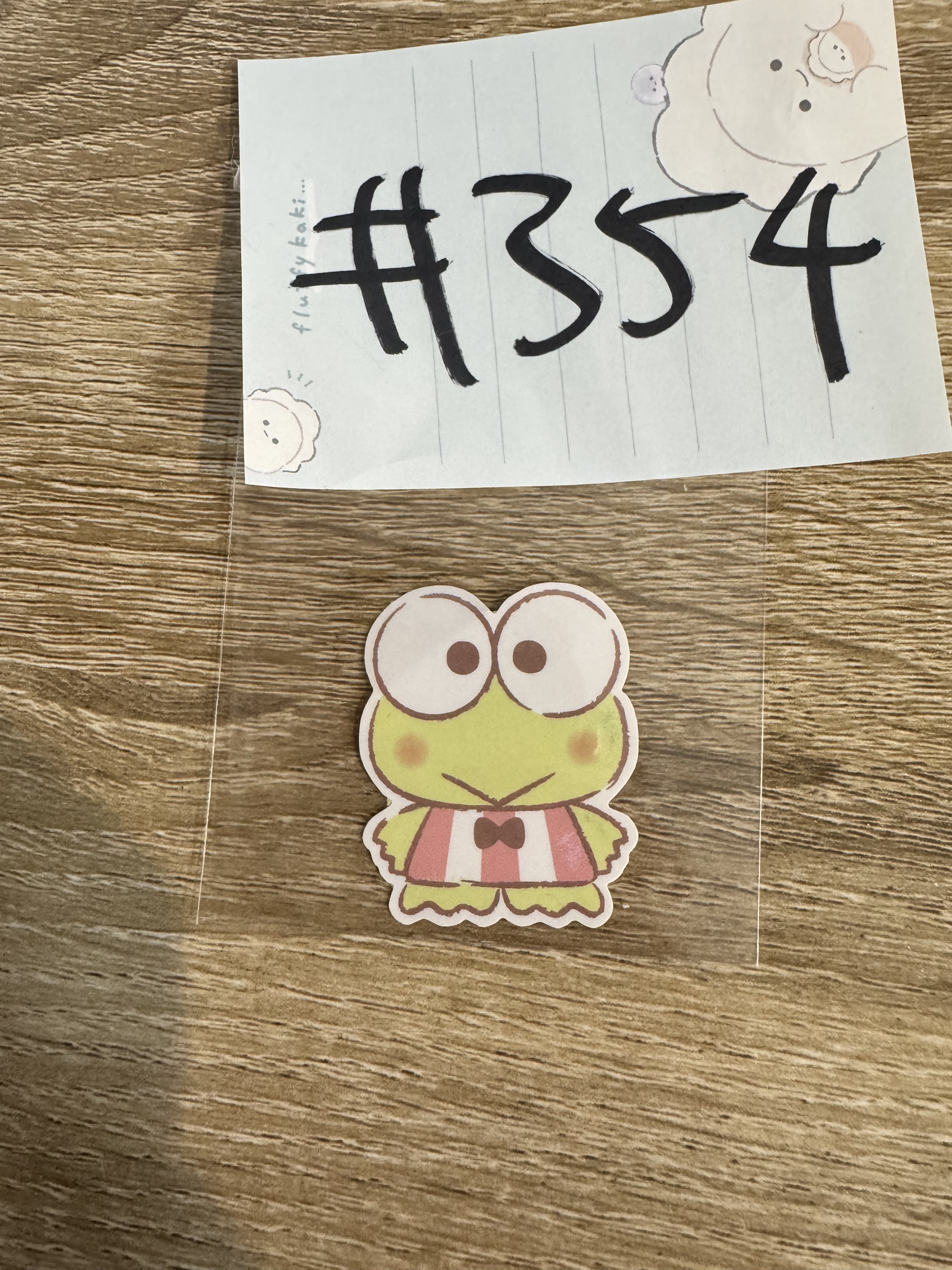 Sanrio KEROPPI  貼紙#354