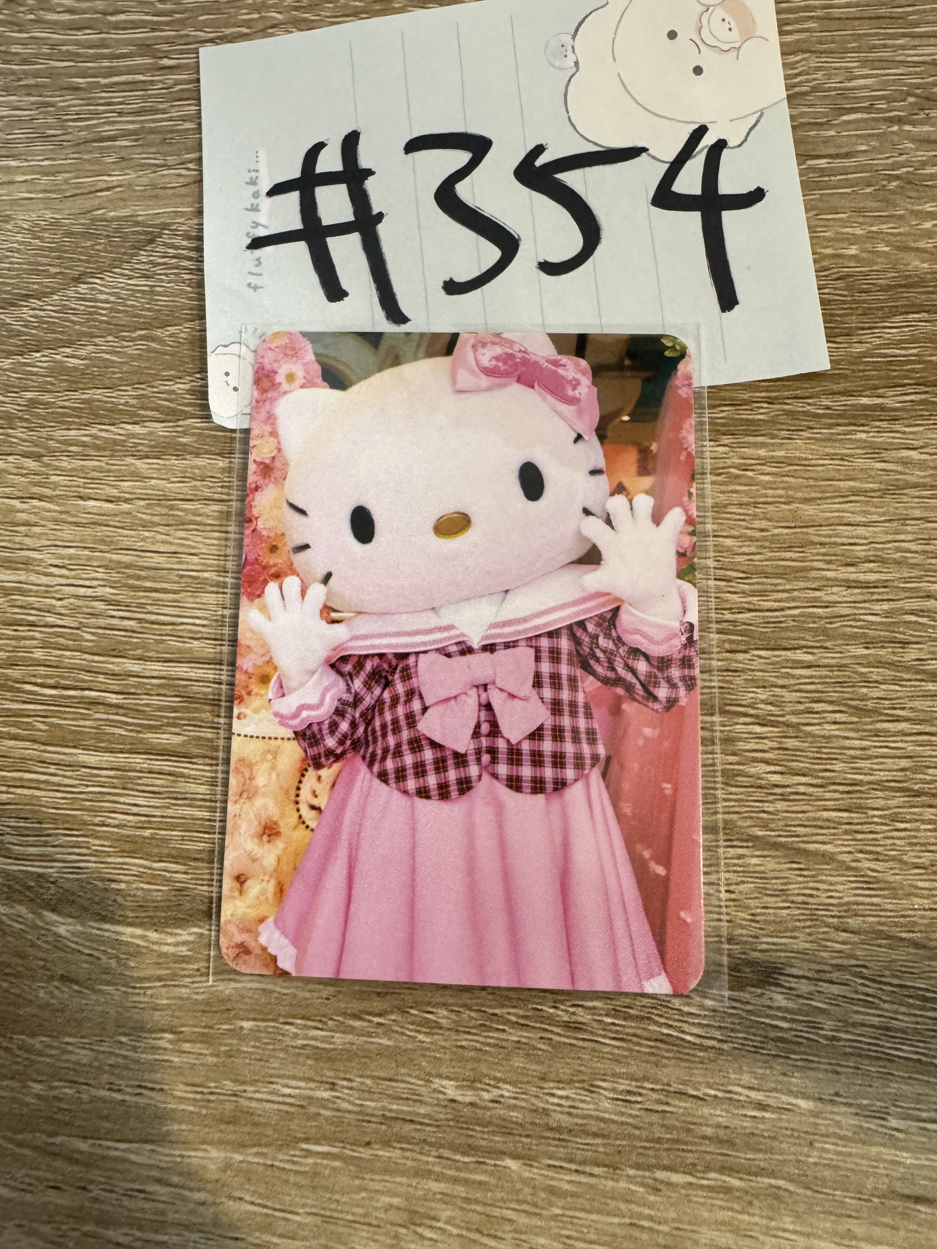Sanrio  HELLO KITTY 小卡#354