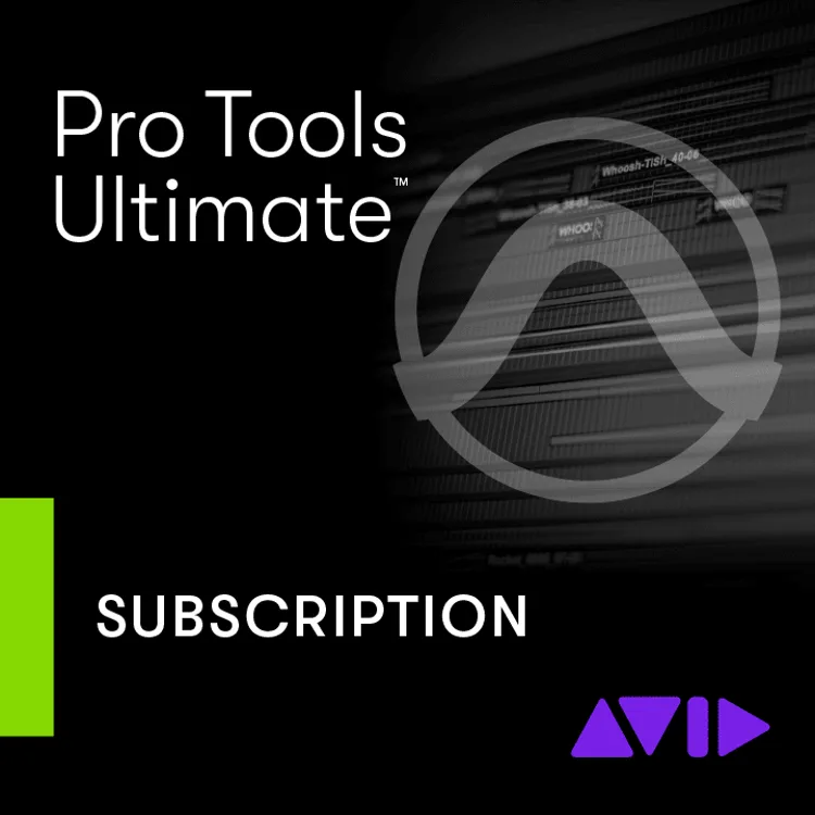 Avid Pro Tools Ultimate 新用戶一年訂閱｜DAW軟體 (含1年升級與支援)