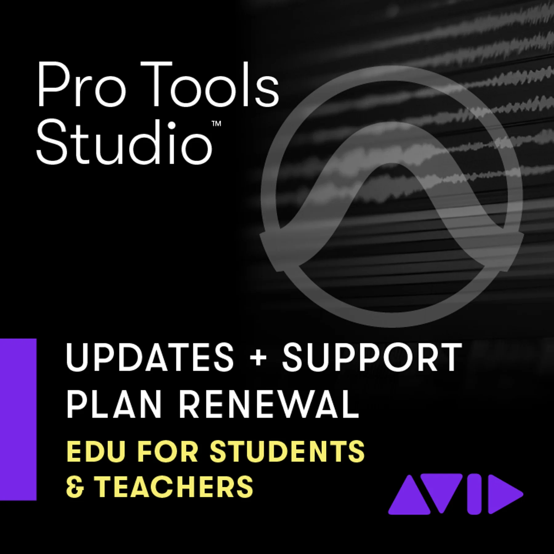 Avid Pro Tools Studio 教育版 續約一年訂閱｜DAW軟體 (含1年升級與支援)