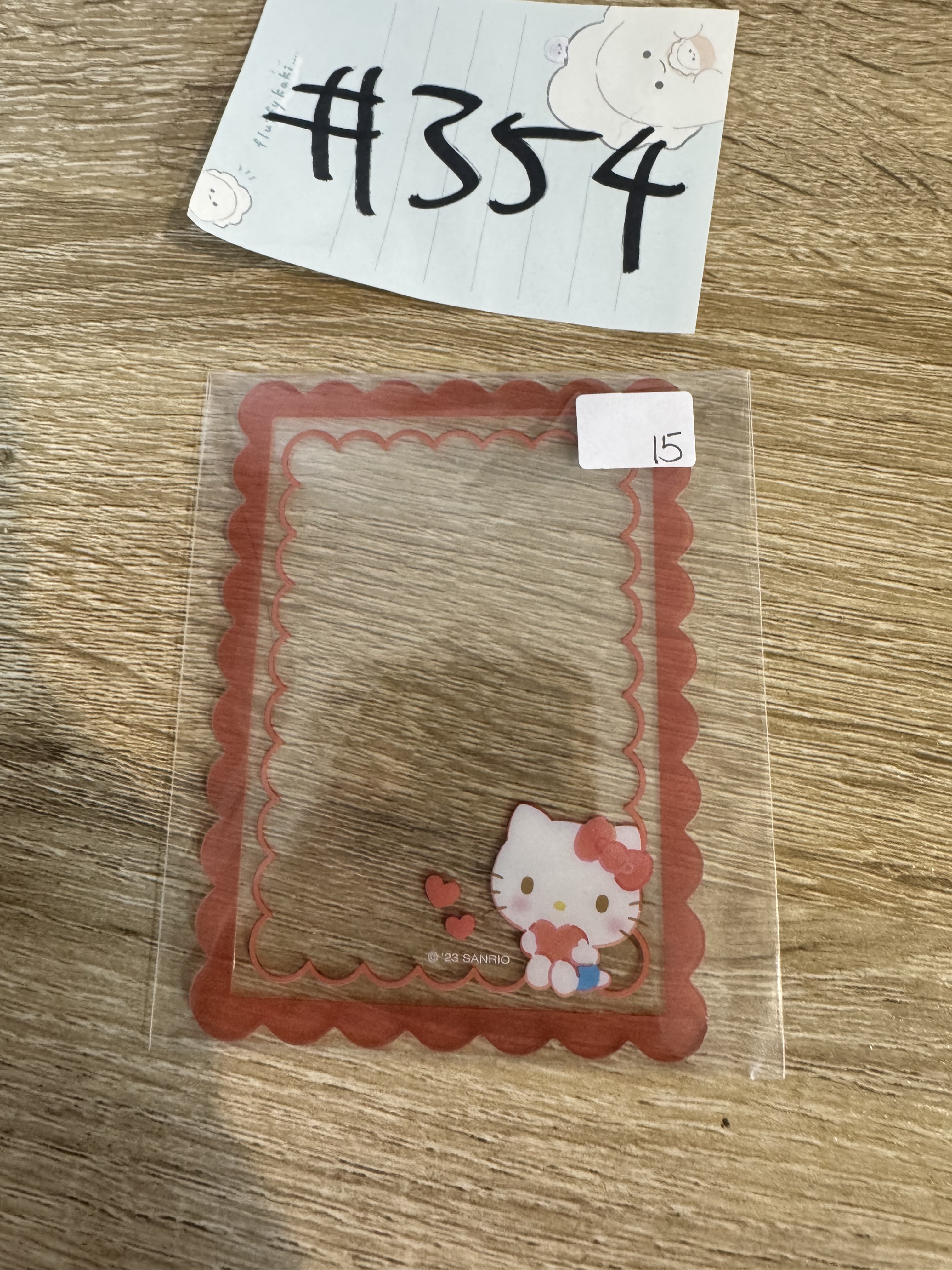 Sanrio HELLO KITTY 膠卡#354