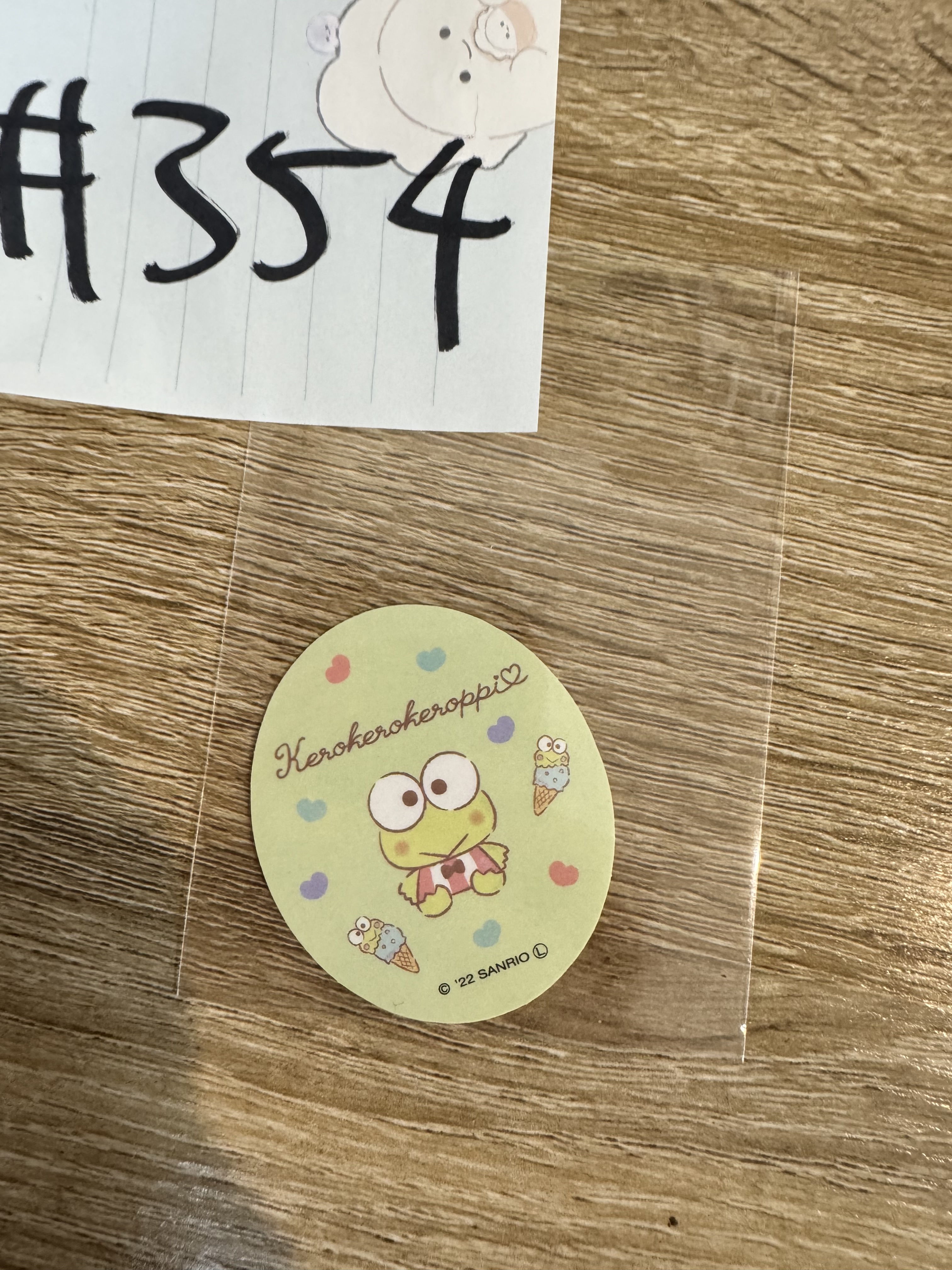 Sanrio KEROPPI 貼紙 #354