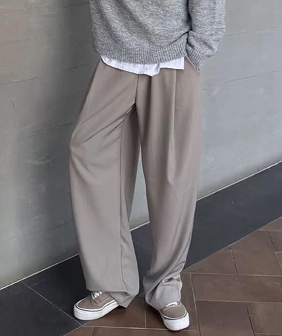 淨色鬆身西褲 P3223