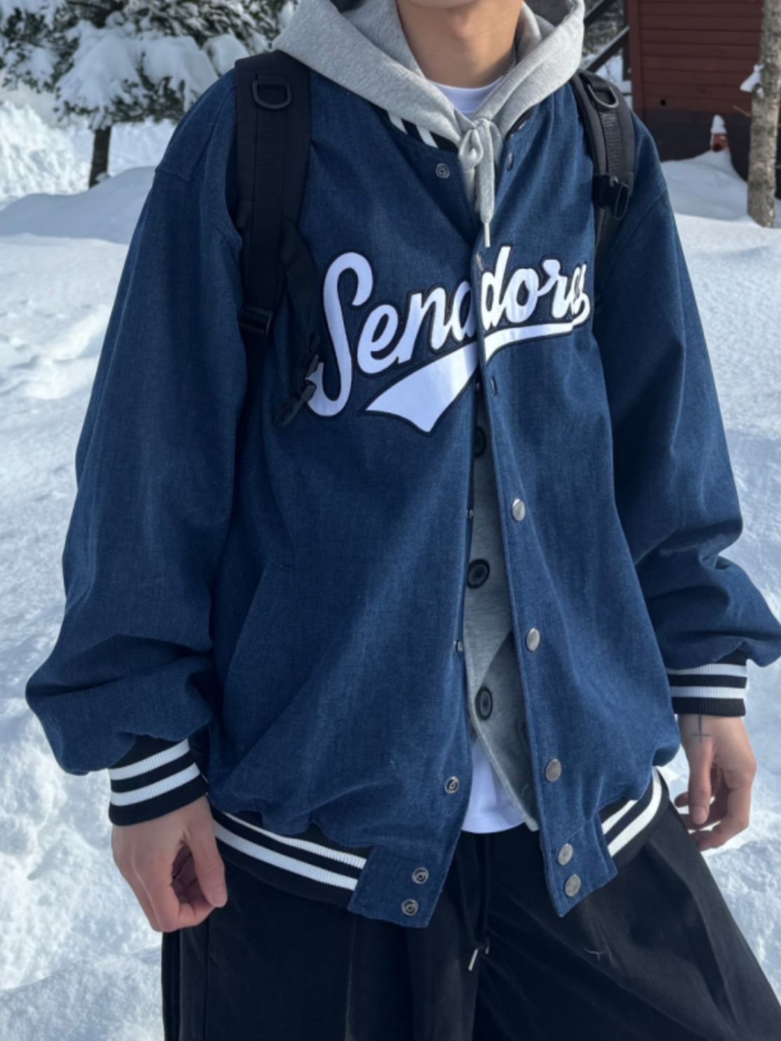 英文字棒球褸 JK2744