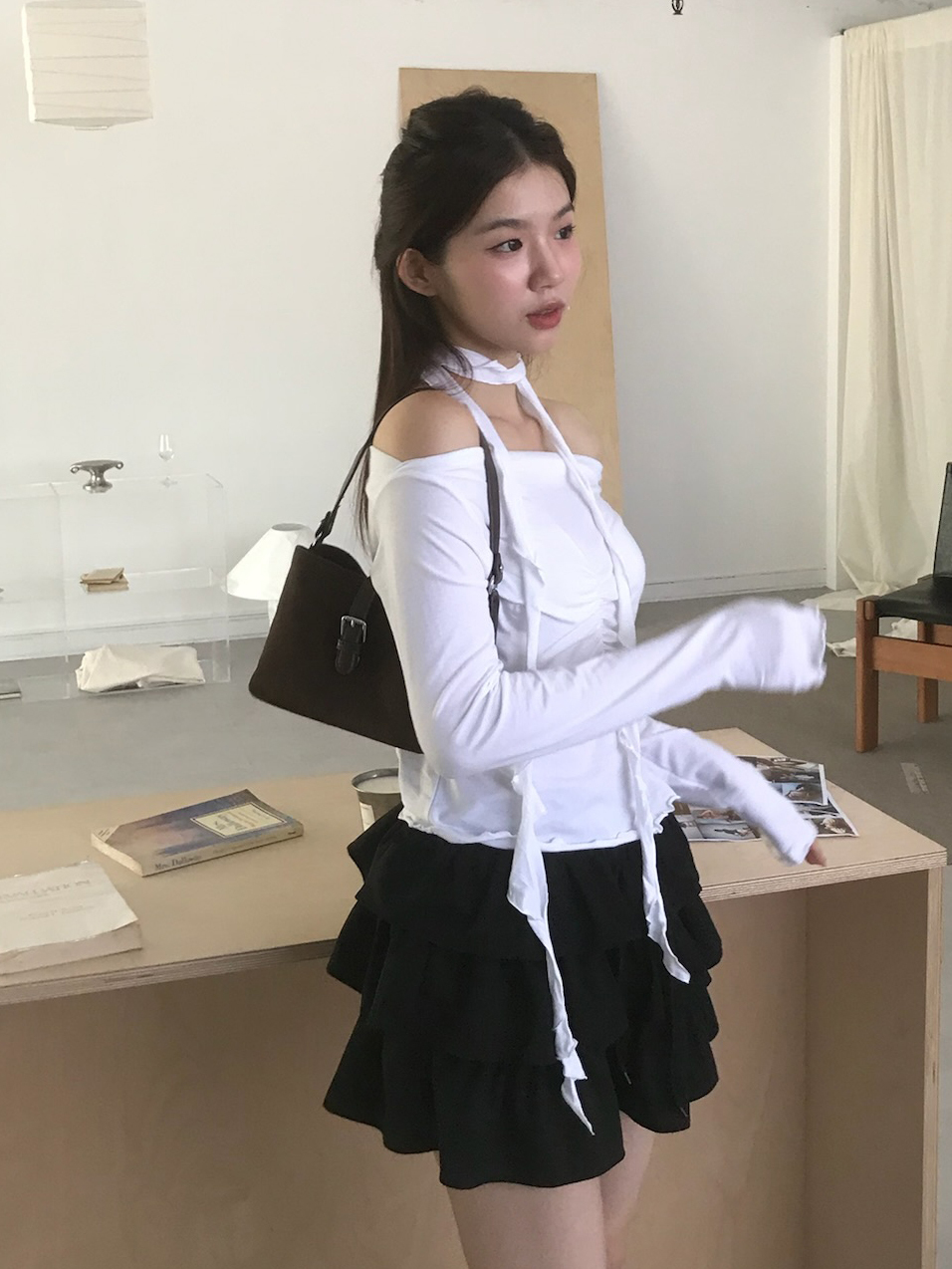 Hazel Suede Bag #肩背包