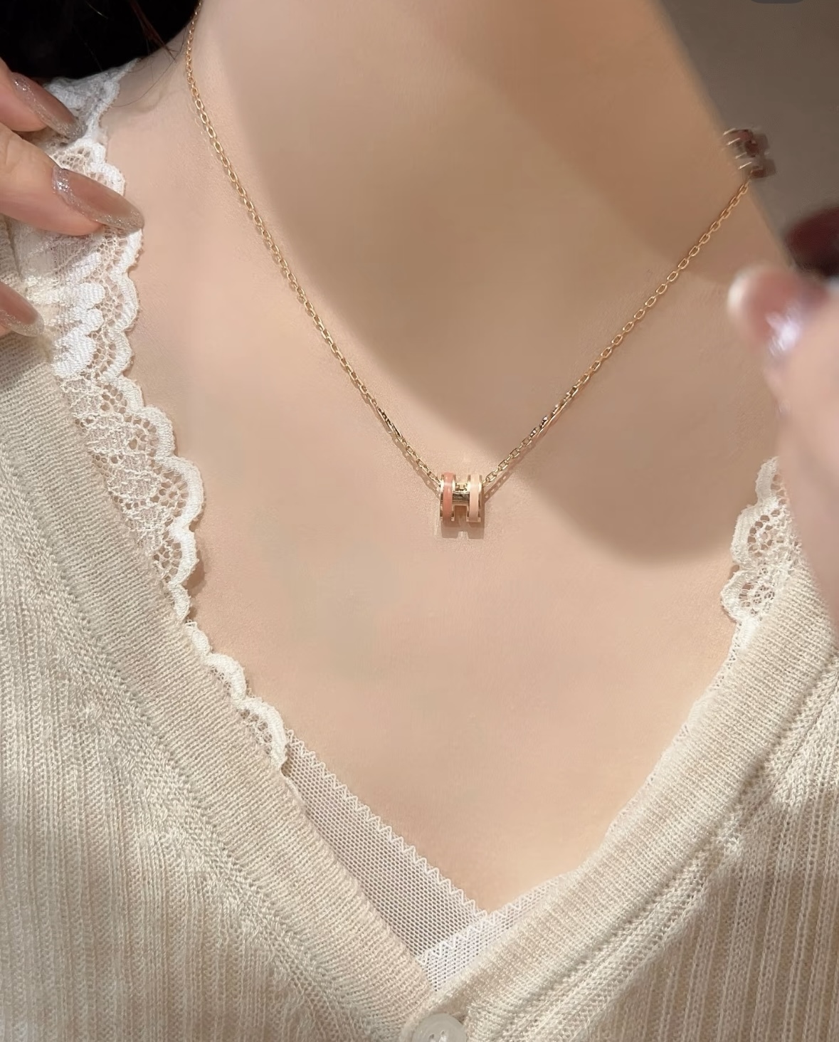 HERMÈS Mini Pop H Rocabar Pendant