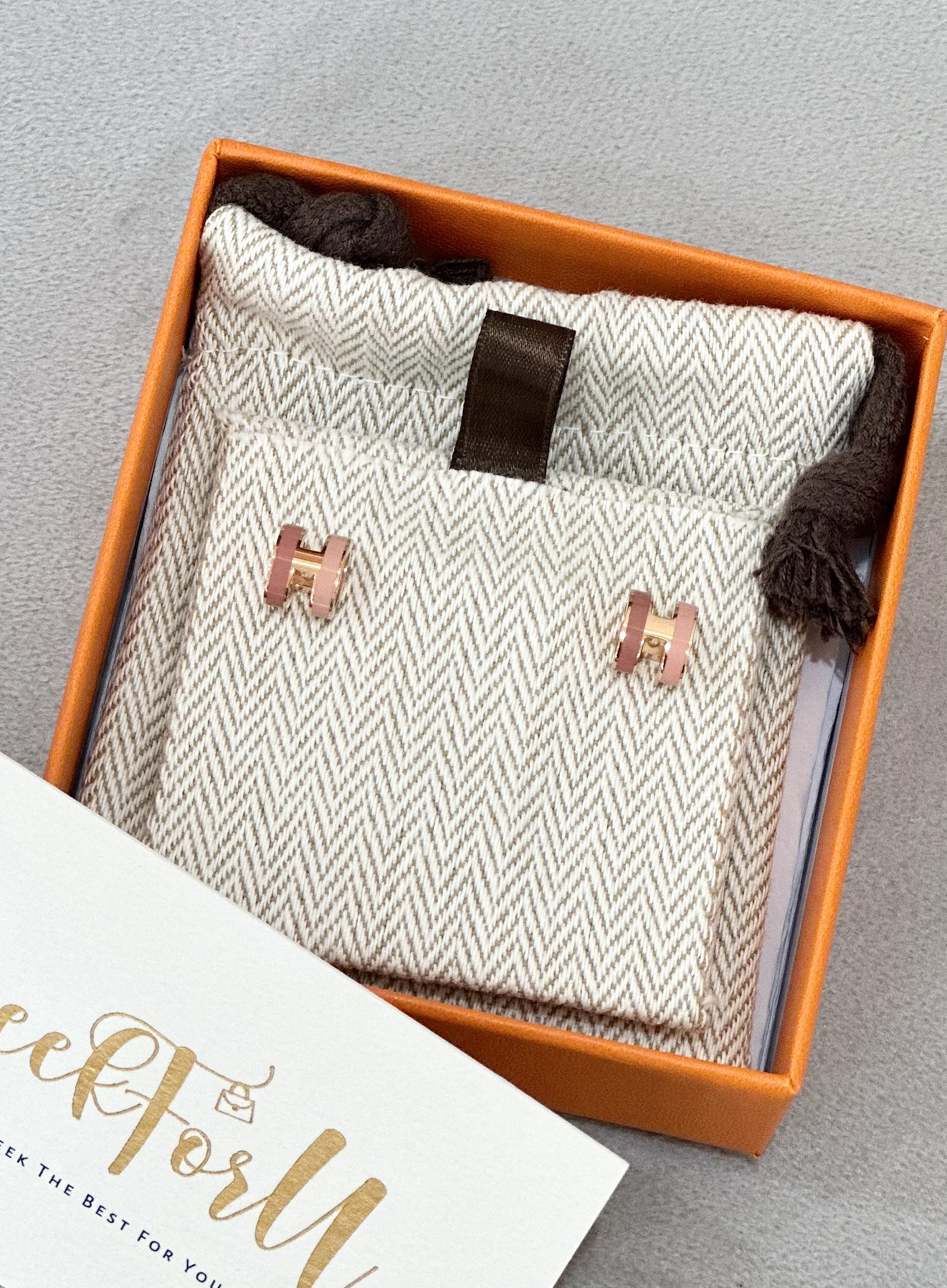 HERMÈS Mini Pop H Rocabar Earrings