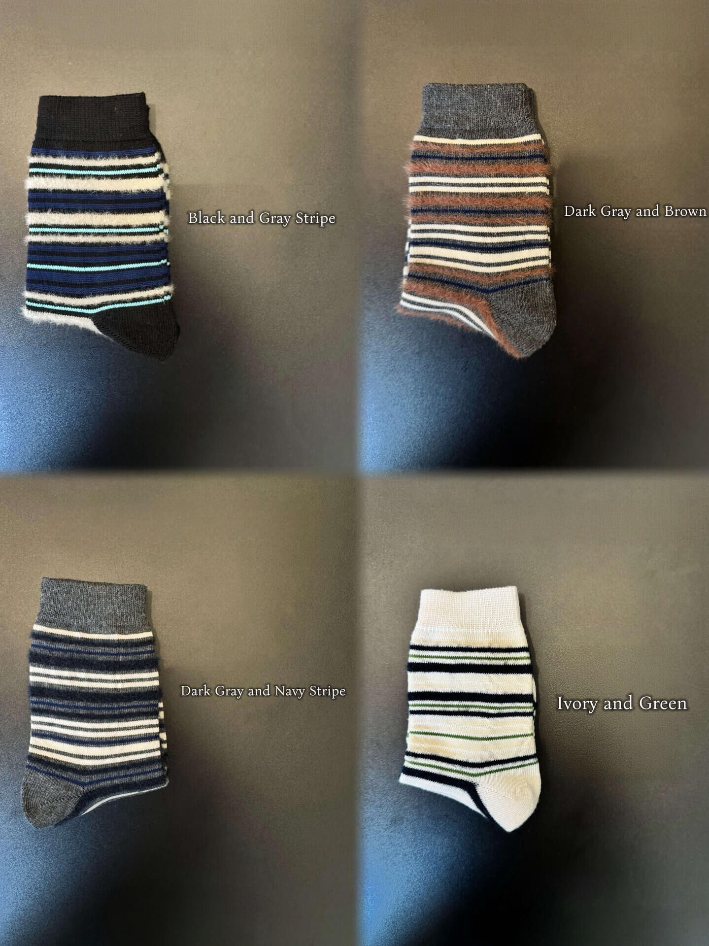 Striped Cotton-Blend Socks_SO2512L43B