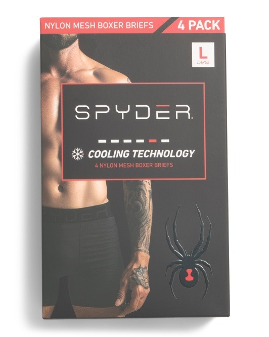 【直播】LL120584 SPYDER 4條裝男裝涼感內褲