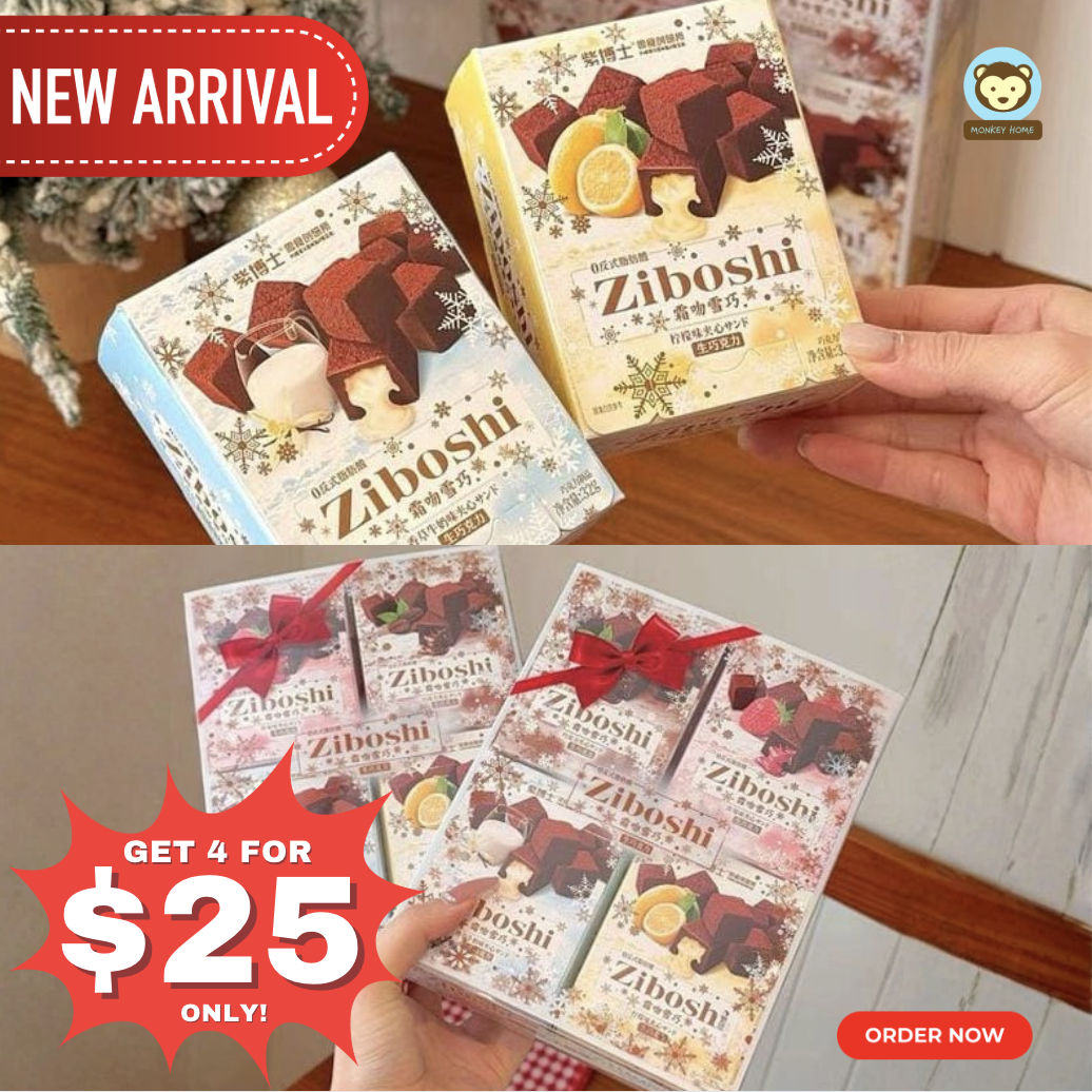 ZIBOSHI Chocolate Cubes (4 for $25)