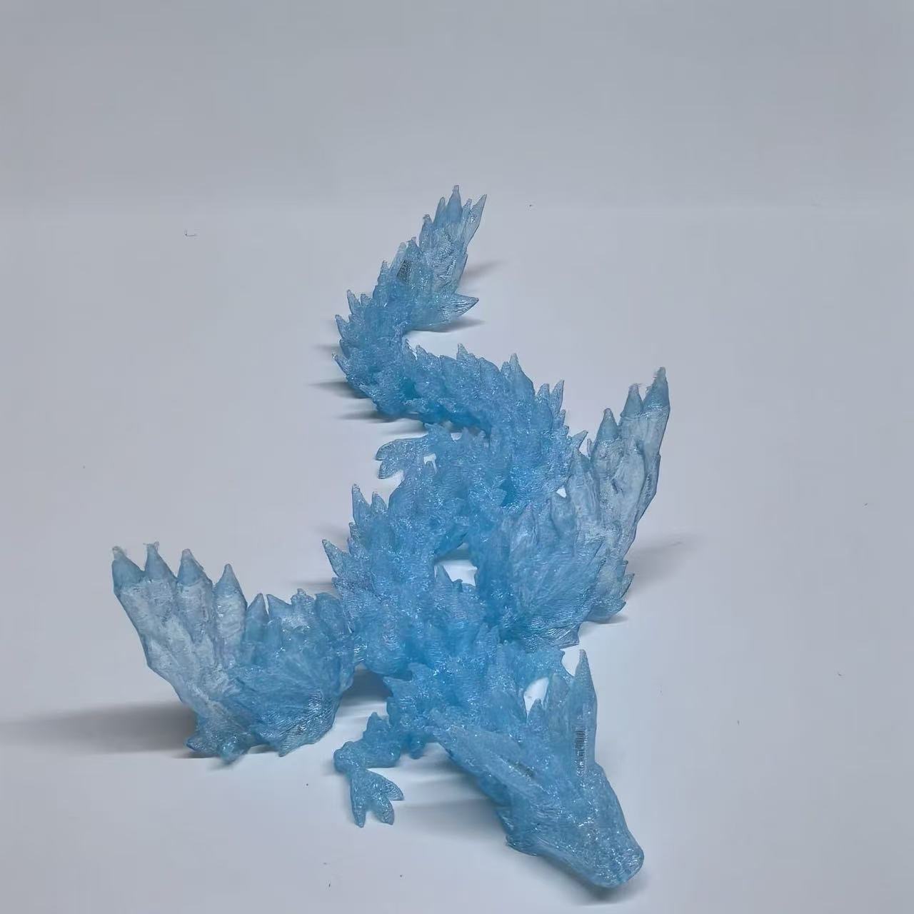 3D打印机 儿童玩具 水晶龙 颜色随机