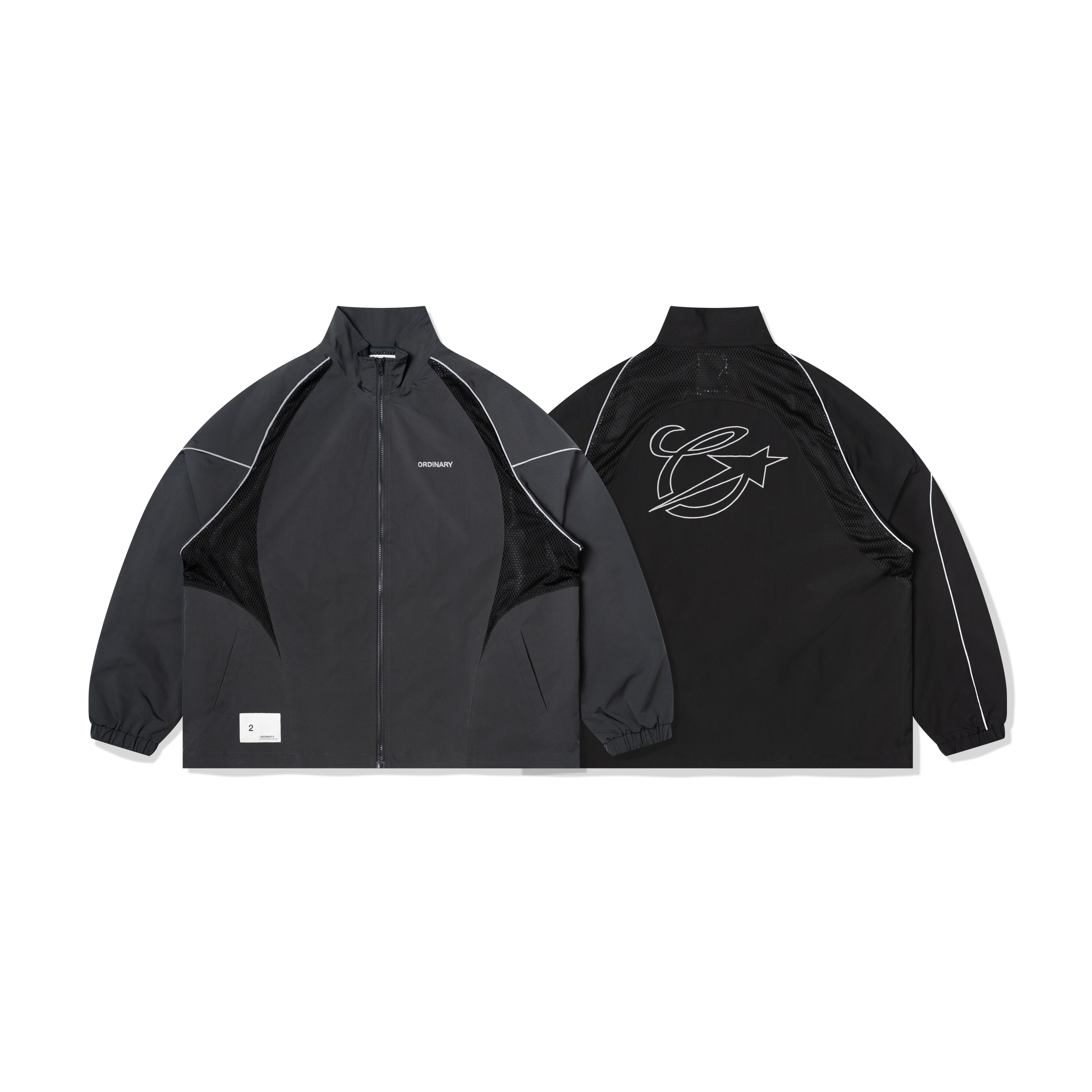 【車庫服飾】ORDINARY  WATER-TRACE SNAKE PRINT TRACK JACKET