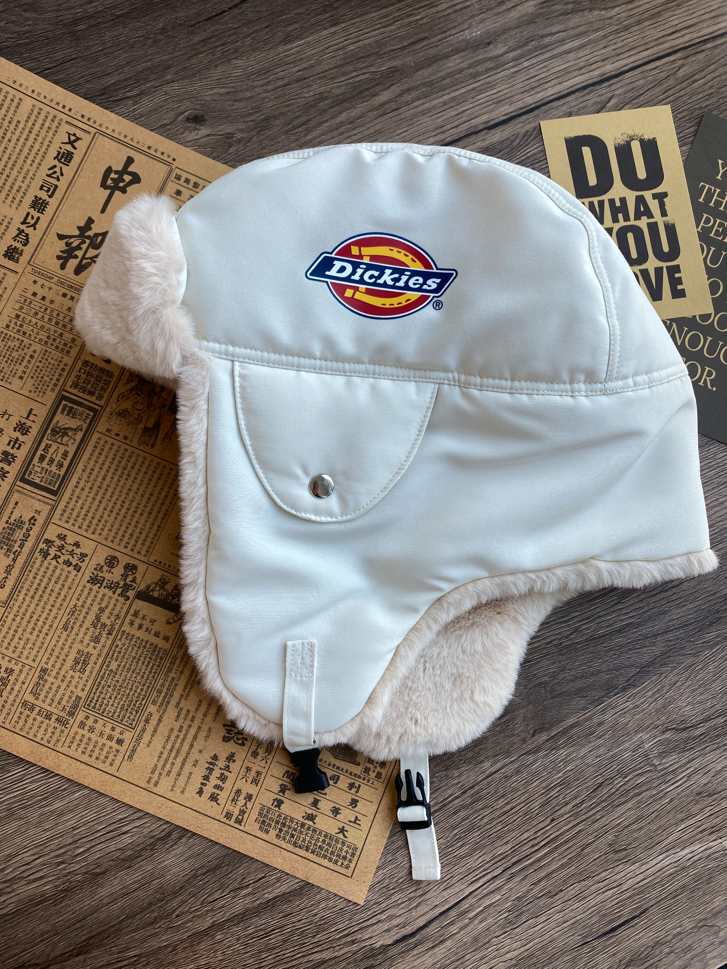 代購-Dickies 加絨防寒 保暖護耳 雷鋒帽 男女同款情侶款 2色