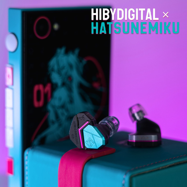 HiBy × Hatsune Miku M500 + Yume 初音未來版套裝