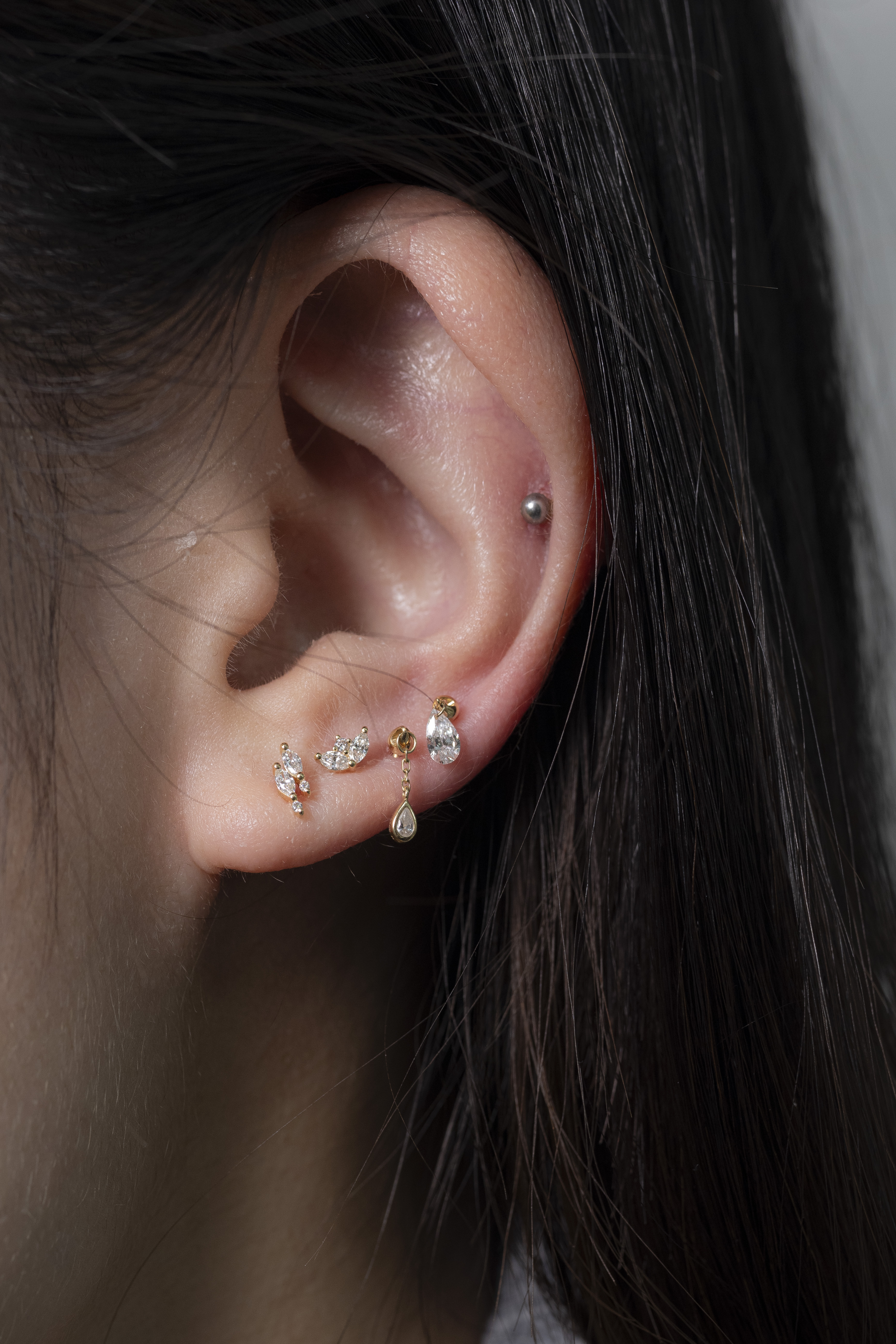 18K Vive Single Pc Diamond Earring