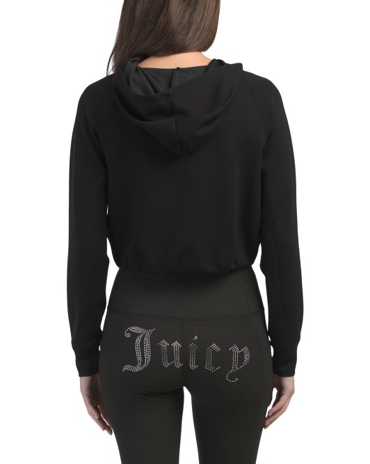【直播】Juicy Couture LL120705 女裝連帽衛衣(黑色)