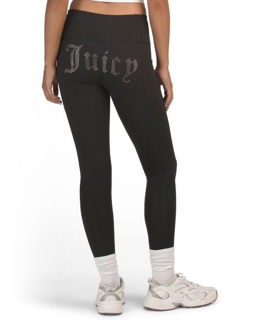 【現貨】Juicy Couture LL120709 女裝水鑽Logo緊身褲