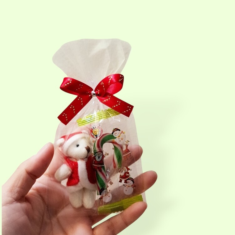 聖誕熊拐杖聖誕節糖果包,santa-bear-candy-canes,交換禮物聖誕節派對專用糖果露營發糖果