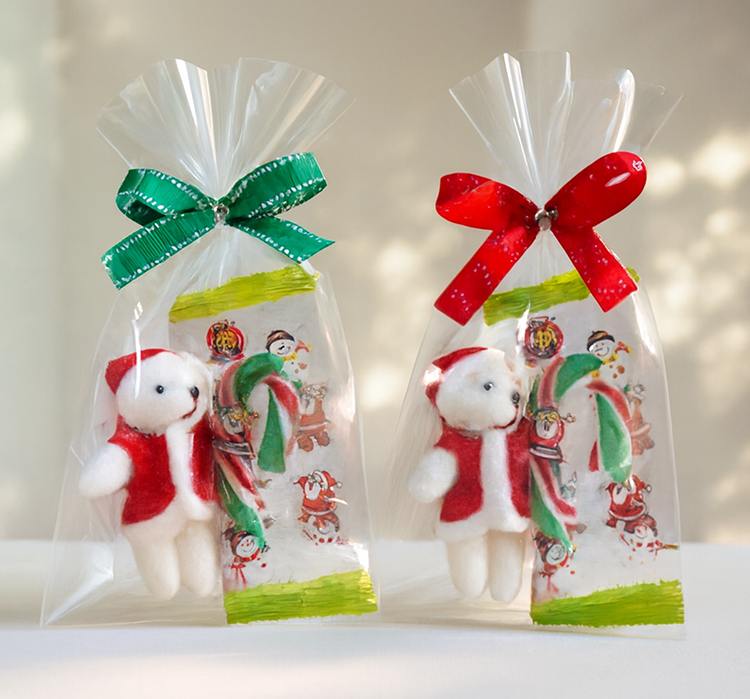 聖誕熊拐杖聖誕節糖果包,santa-bear-candy-canes,交換禮物聖誕節派對專用糖果露營發糖果