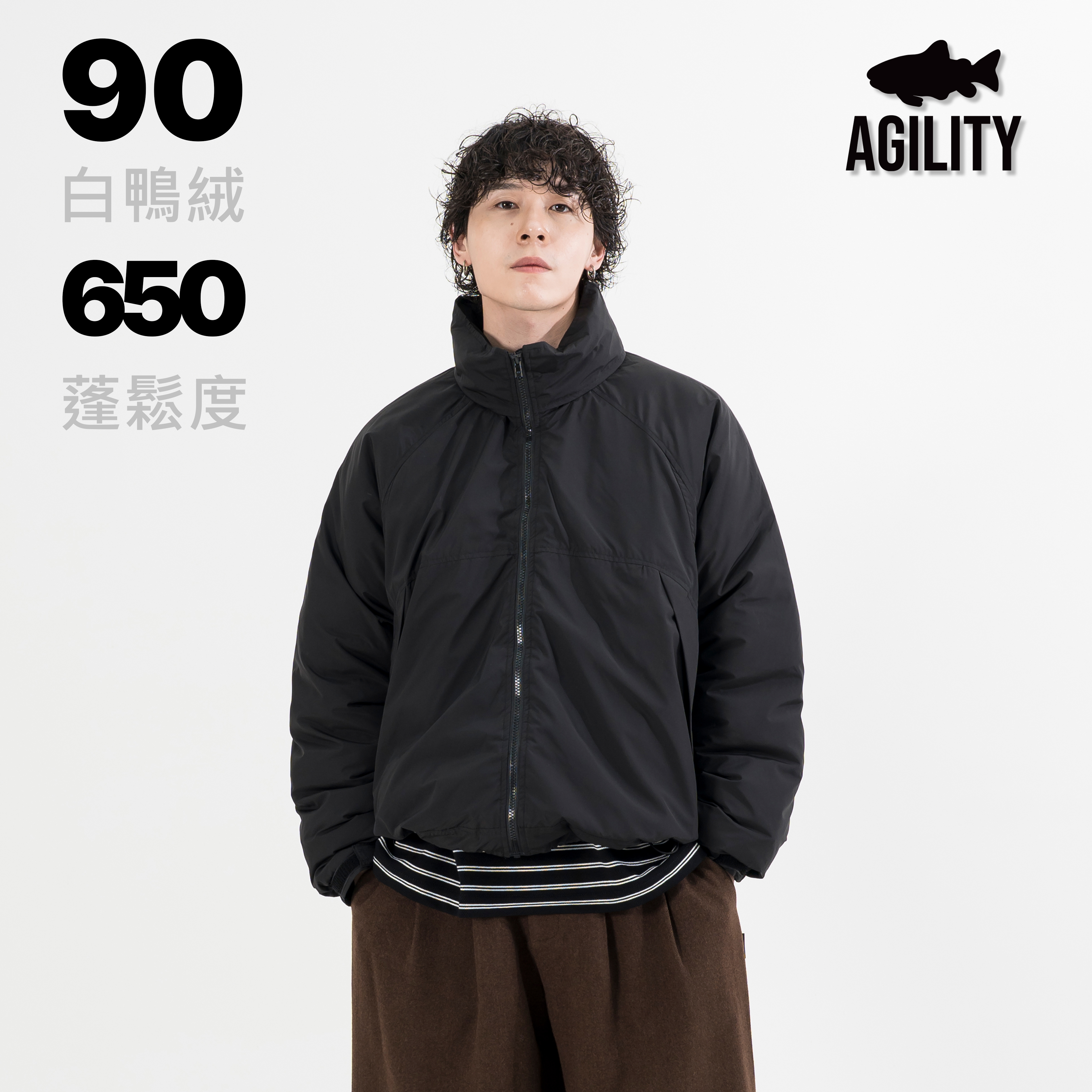 AGILITY Monster Down Jacket 防潑水 寬版 羽絨外套 [AD-P]