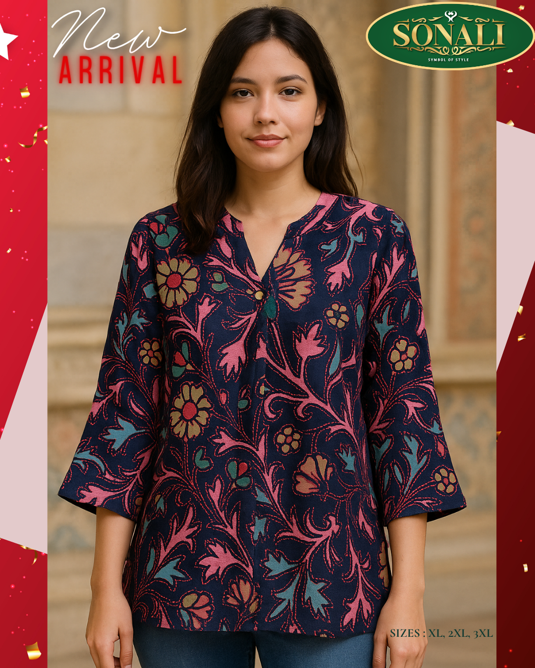 Sonali's Plus Sizes Premier Dress Collections / Women's Top / Plus Size