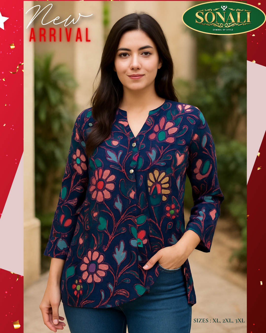 Sonali's Plus Sizes Premier Dress Collections / Women's Top / Plus Size