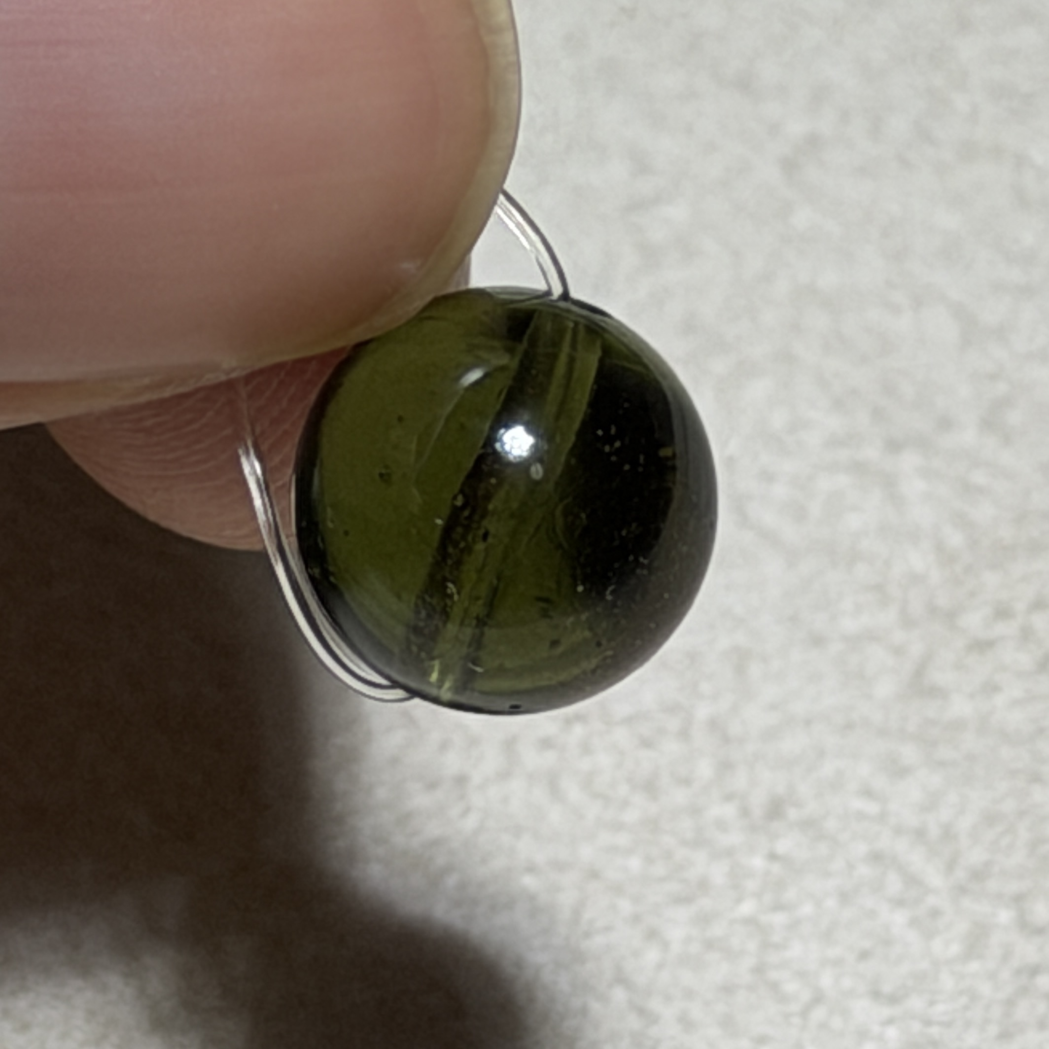 捷克隕石單珠 8.9mm FX1639