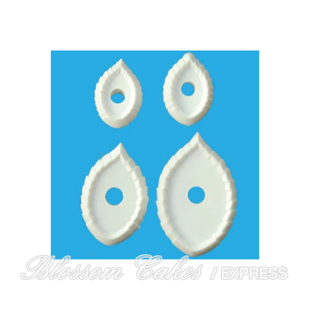 OP Rose Leaf Cutter Set 20, 25, 35, 45mm