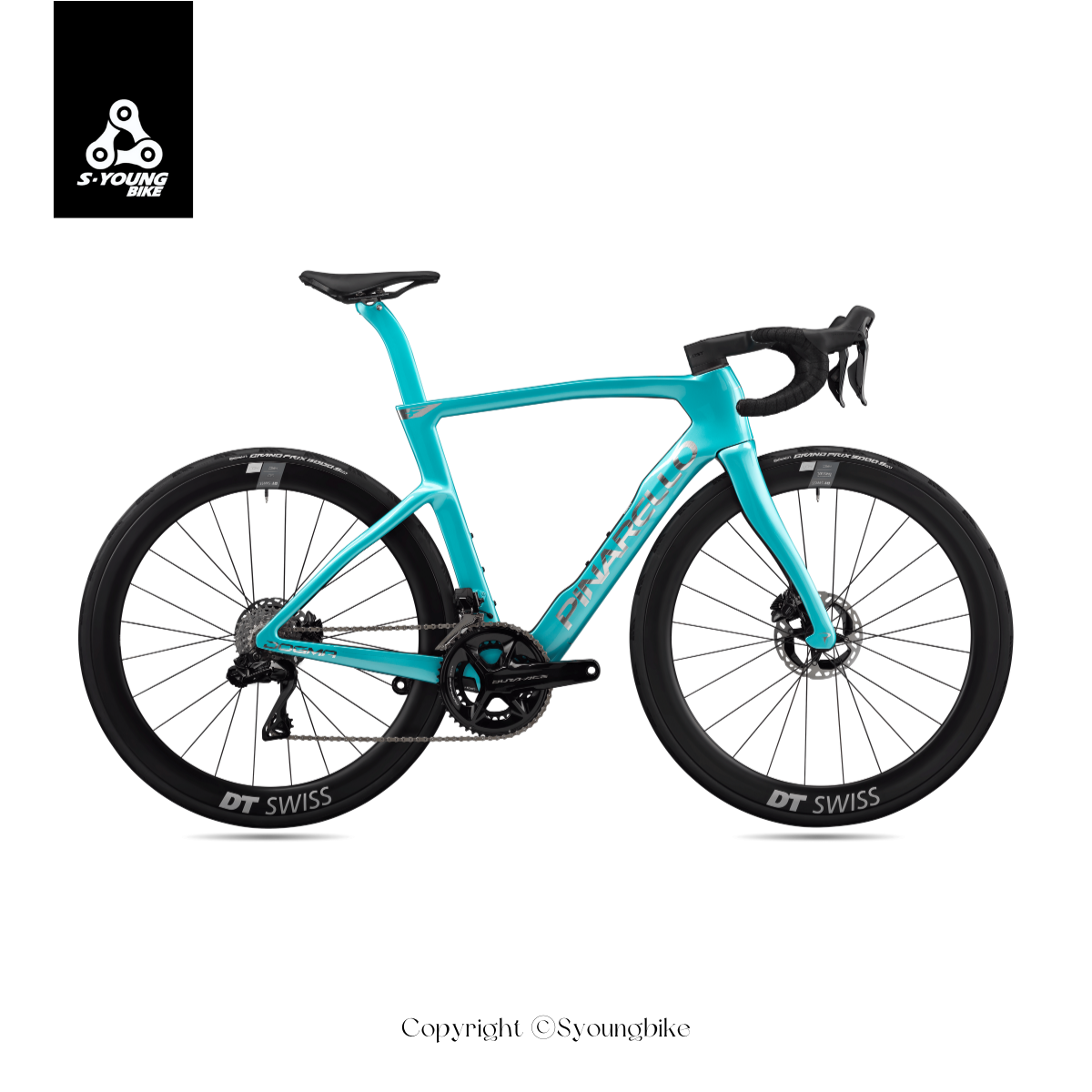 新色【Pinarello】NEW DOGMA F 車架組 / H100 霧面湖水綠