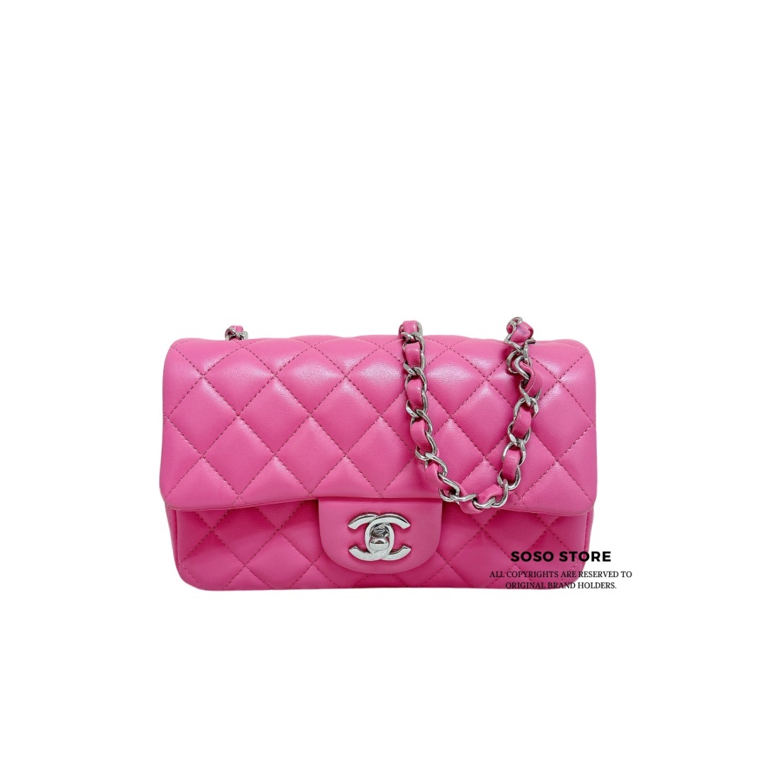 Chanel Classic Flap20 cm - Pink / Shw