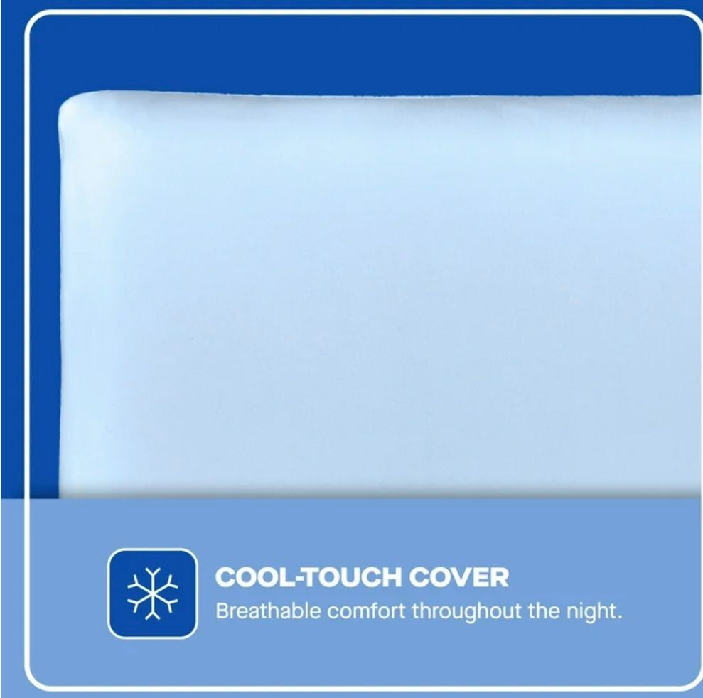 【預購】Sealy Essentials K1206501 涼感模製記憶棉枕頭(標準款)