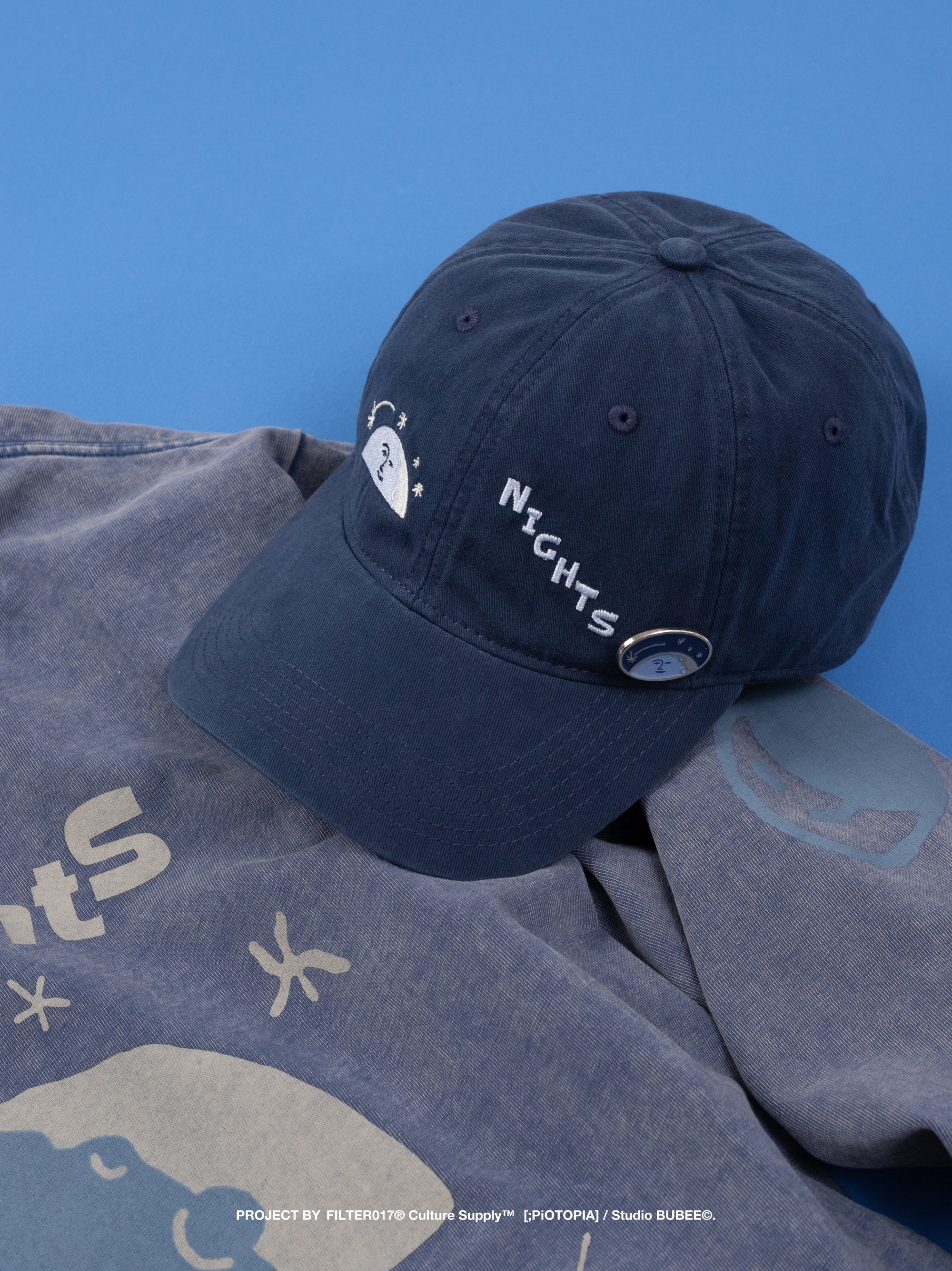 【現貨】DAYS & NIGHTS PiOTOPIA X BUBEE X FILTER017® Culture Supply™ Nights Ball Cap  棒球帽 月