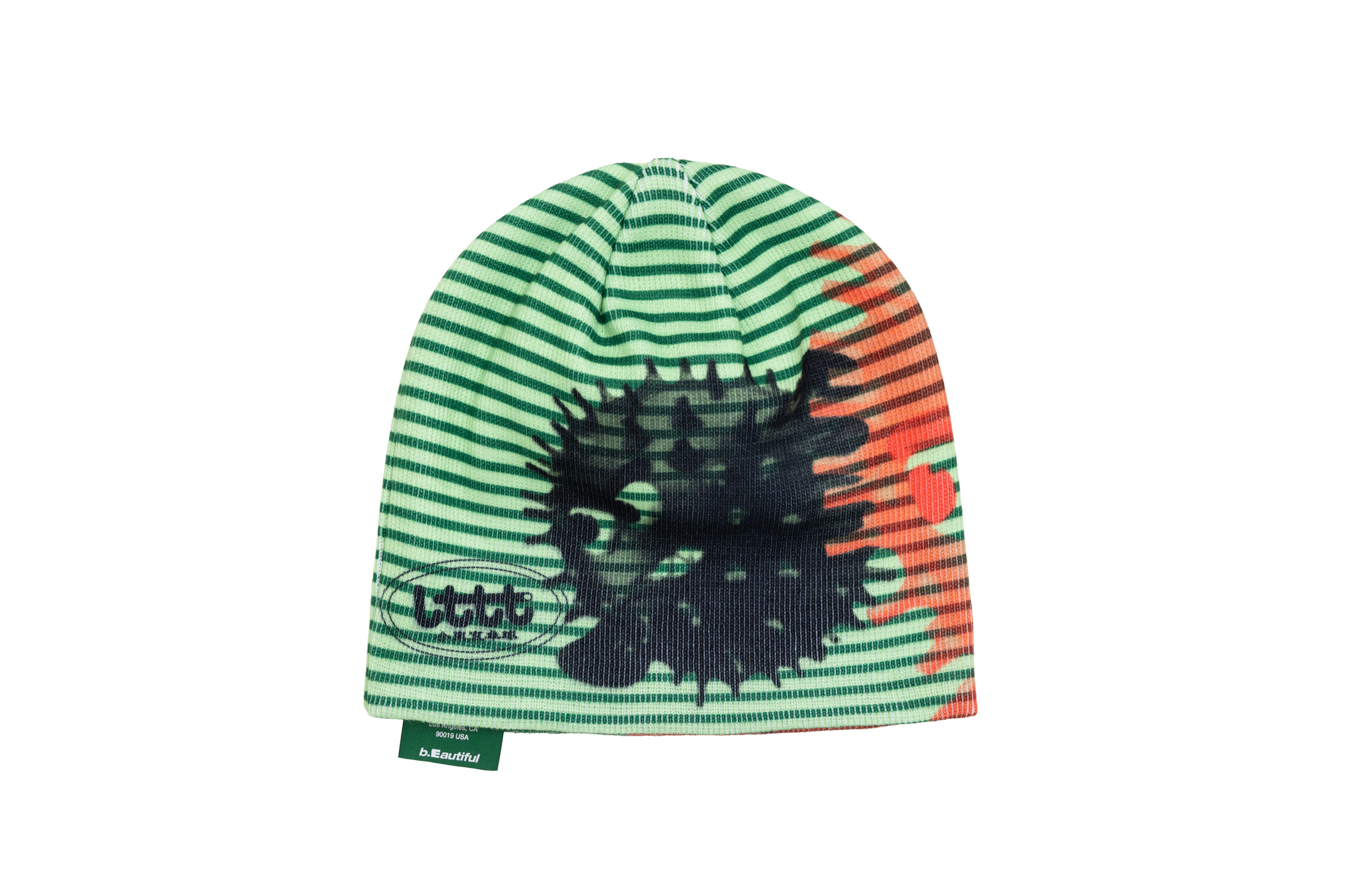 b.Eautiful "b.Eautiful x LTTT Puffy Fish Beanie" (Lime / Red)