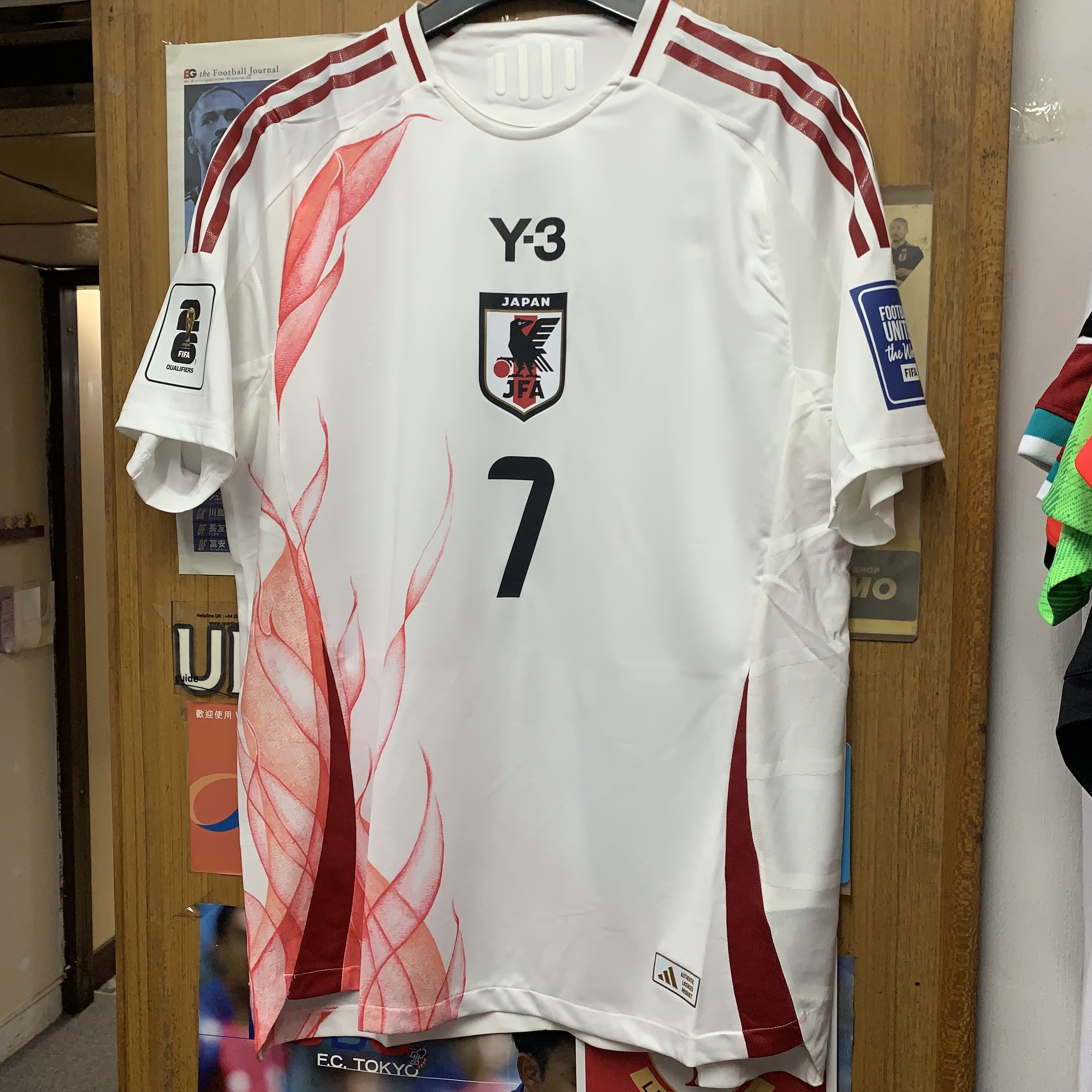 2024 Japan x Y3 Authentic Away Shirt with Nameset