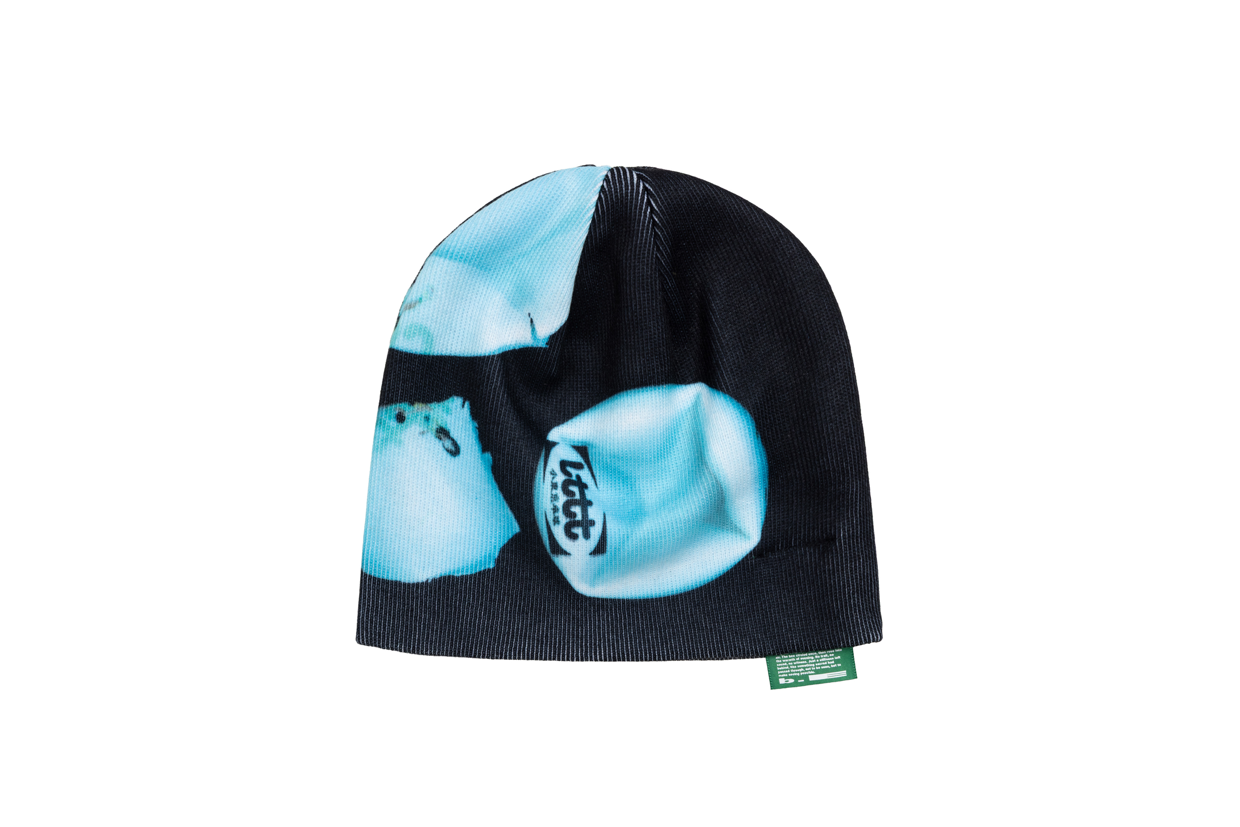 b.Eautiful "b.Eautiful x LTTT Burst Beanie" (Black / Light Blue)