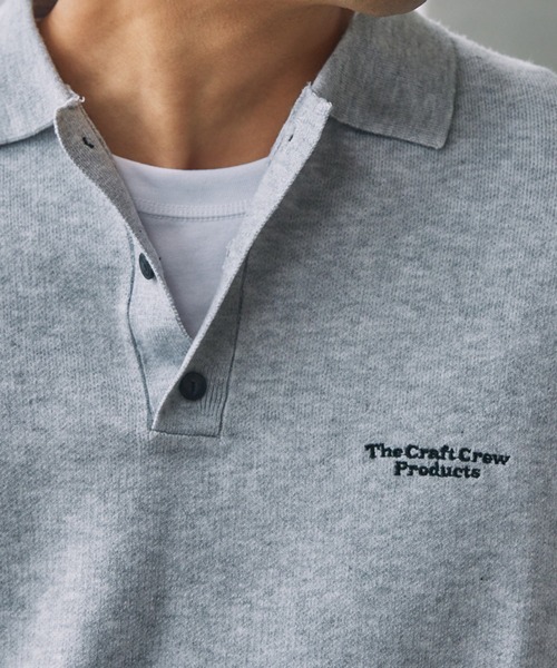 日本 The Craft Crew Products L/S Knit Polo [CCPkn986]