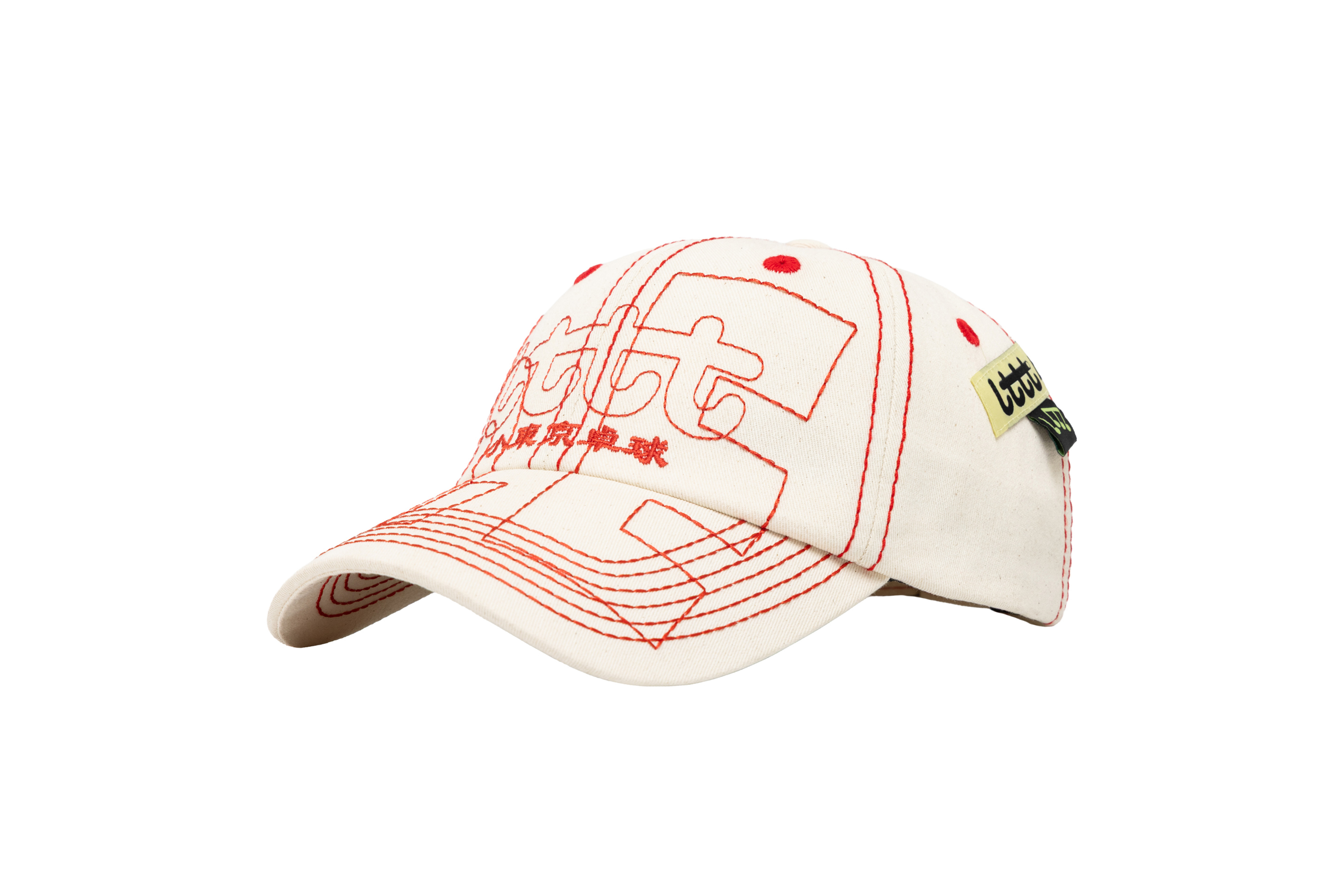b.Eautiful "b.Eautiful x LTTT Vapor Hat " (Natural / Red)