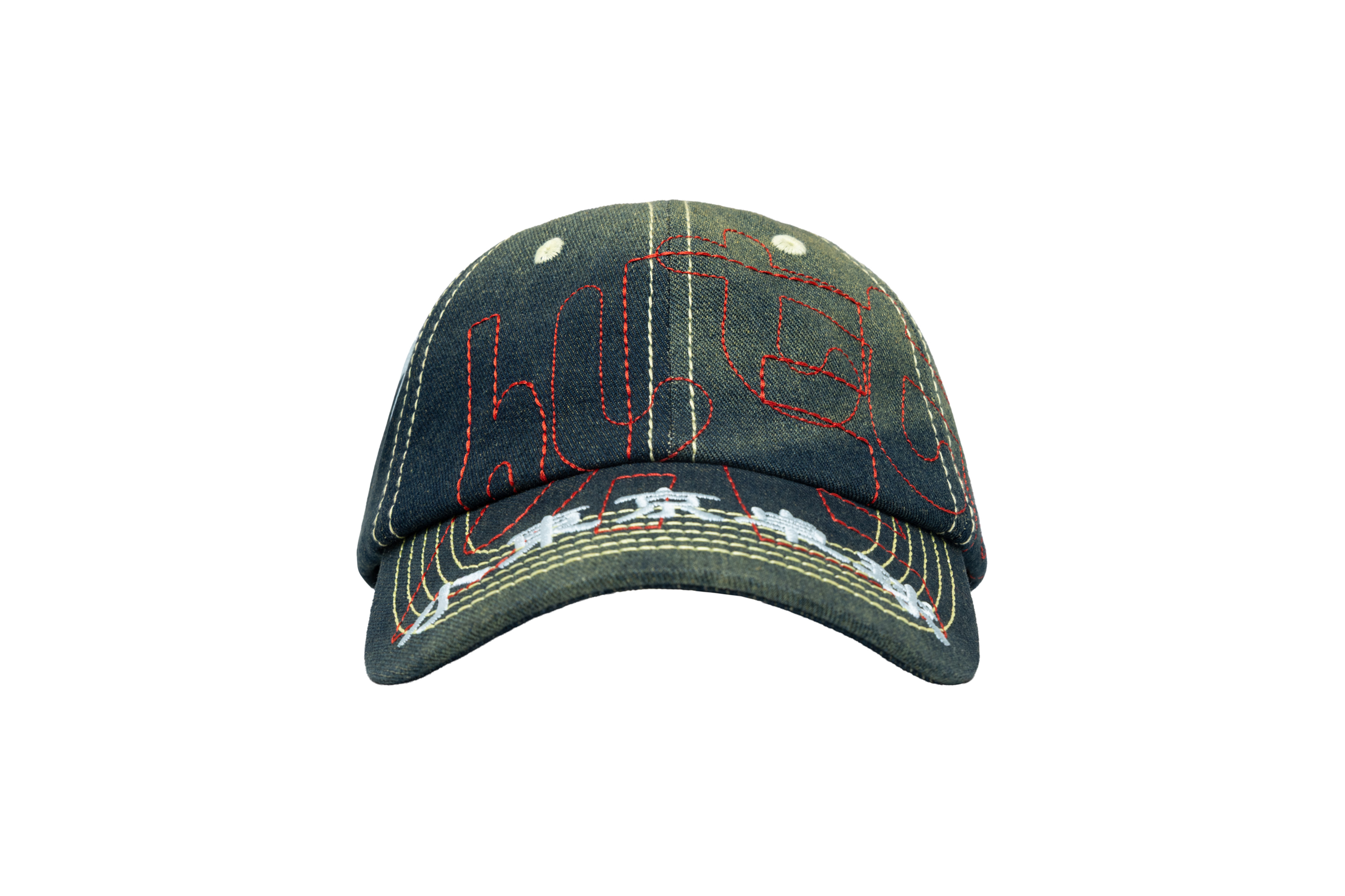 b.Eautiful "b.Eautiful x LTTT Vapor Hat " (Fade Denim / Red)