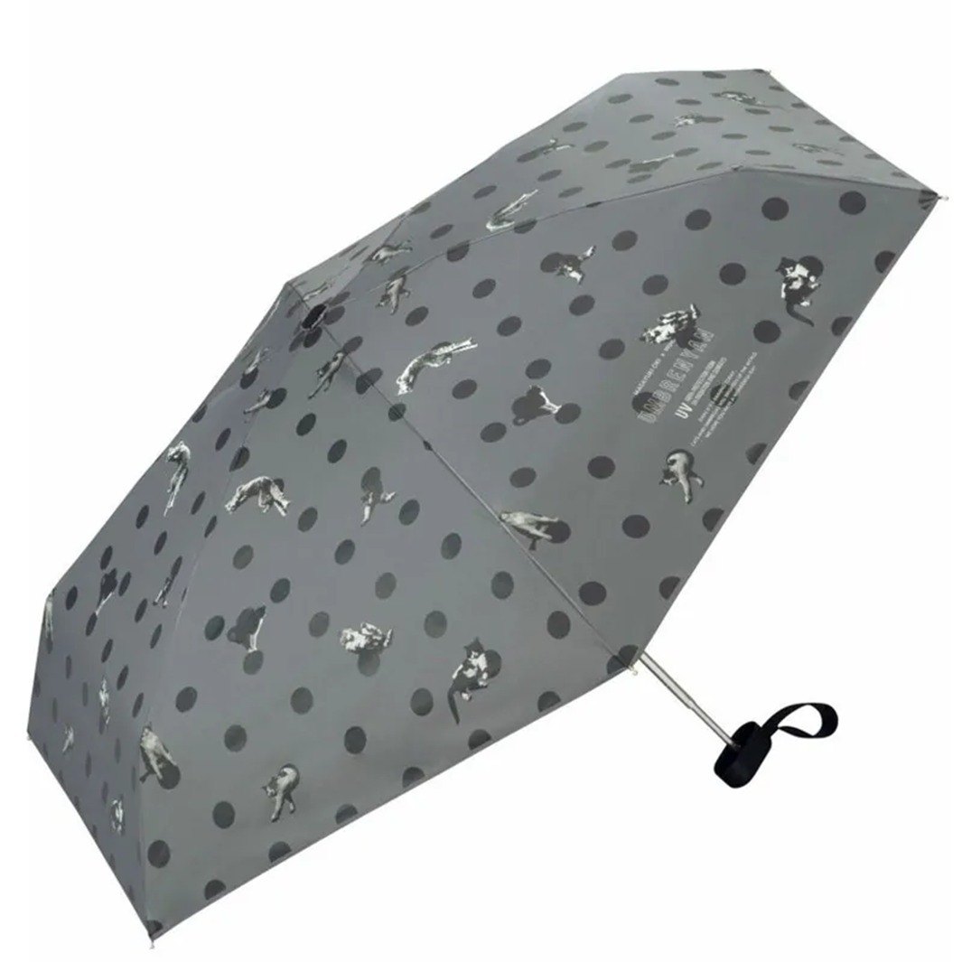 (5455) 波點貓咪隔熱防UV縮骨遮 (2色可選)