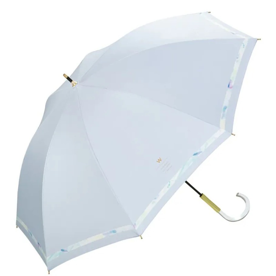 (5460) 水彩風線條長雨傘 (2色可選)